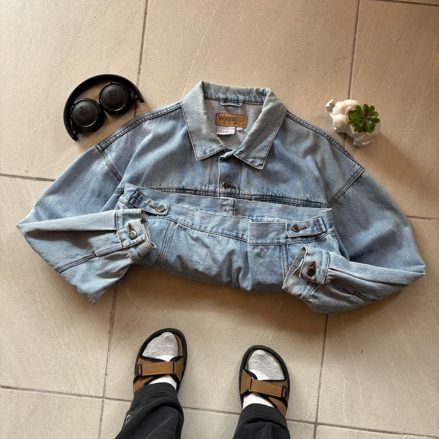 (M BOXY) DENIM JACKET WRANGLER HERO - PERFECT FIT