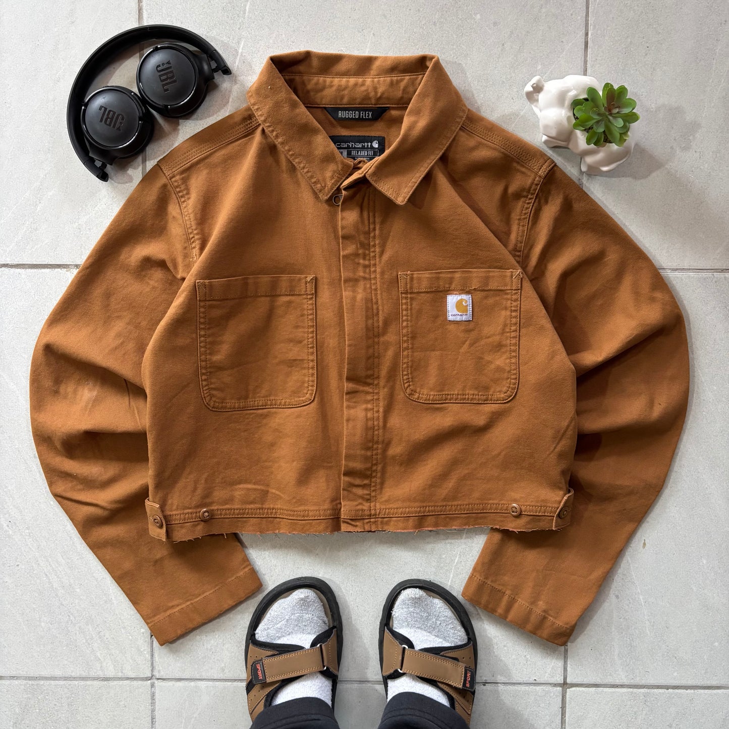 (S CROPP) CARHARTT OVEROL JACKET - NEW