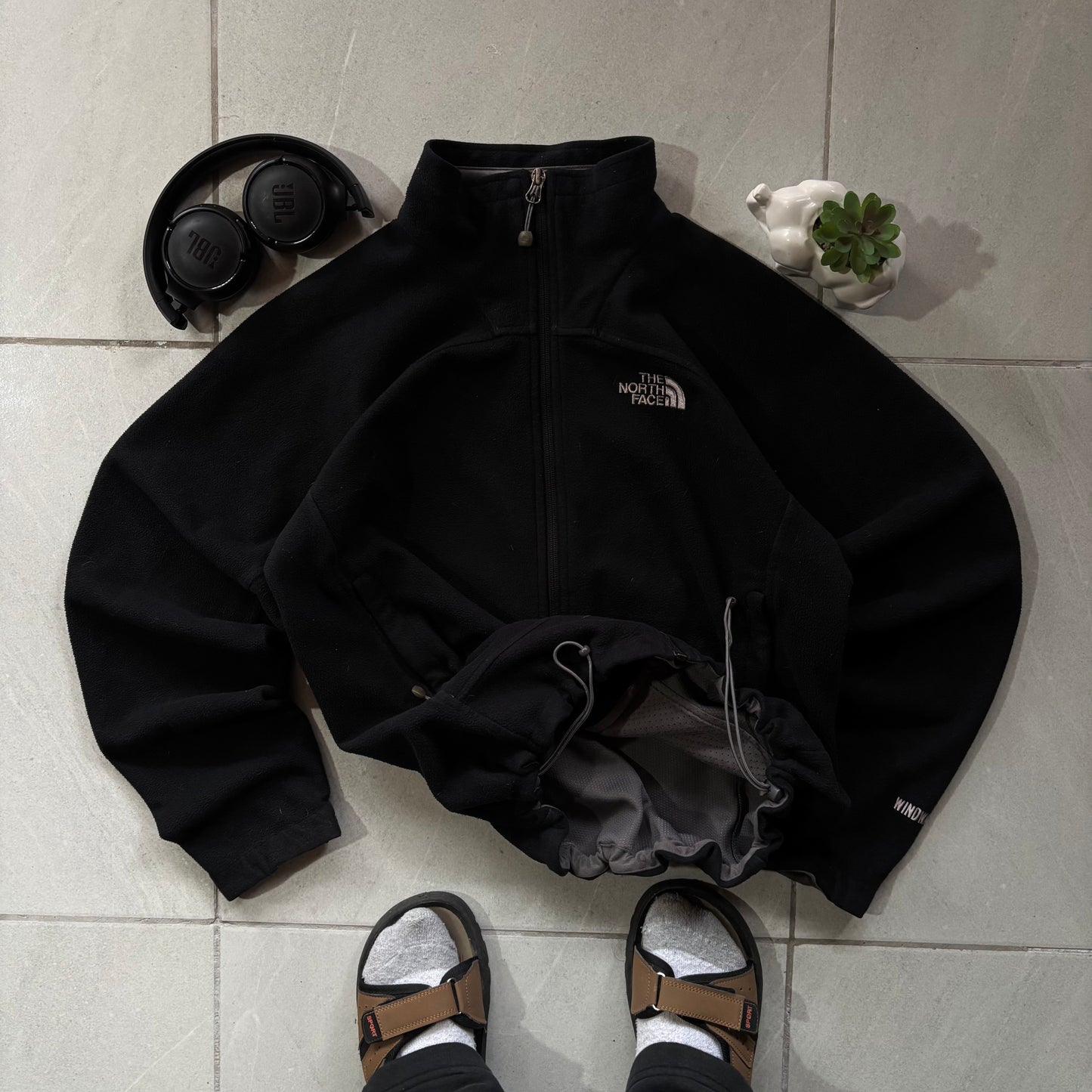 (FIT M) TNF FLEECE JACKET - AJUSTABLE - WINDWALL