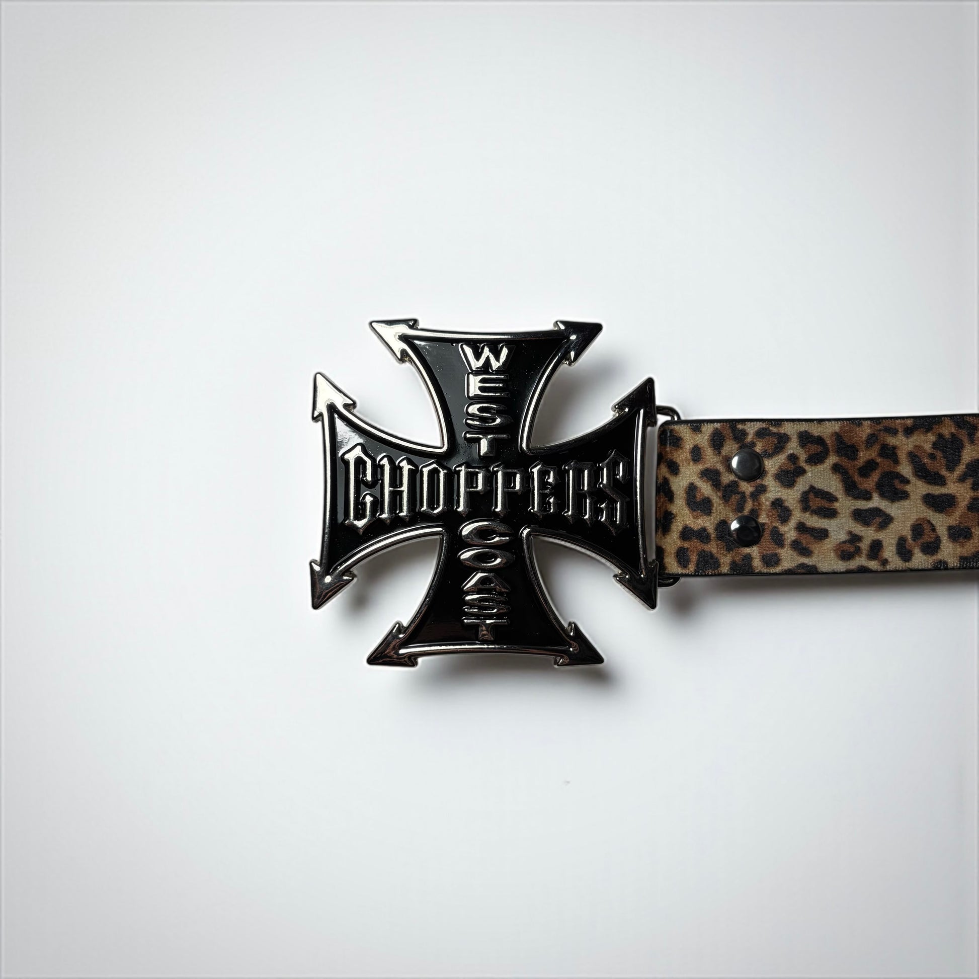 WEST COST CHOPPERS LEOPARD PRINT BELT