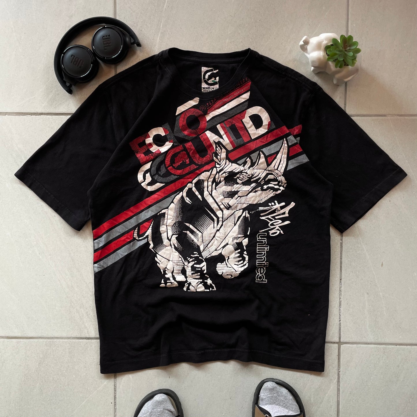 (Xl FIT L) ECKO T-SHIRT Y2K