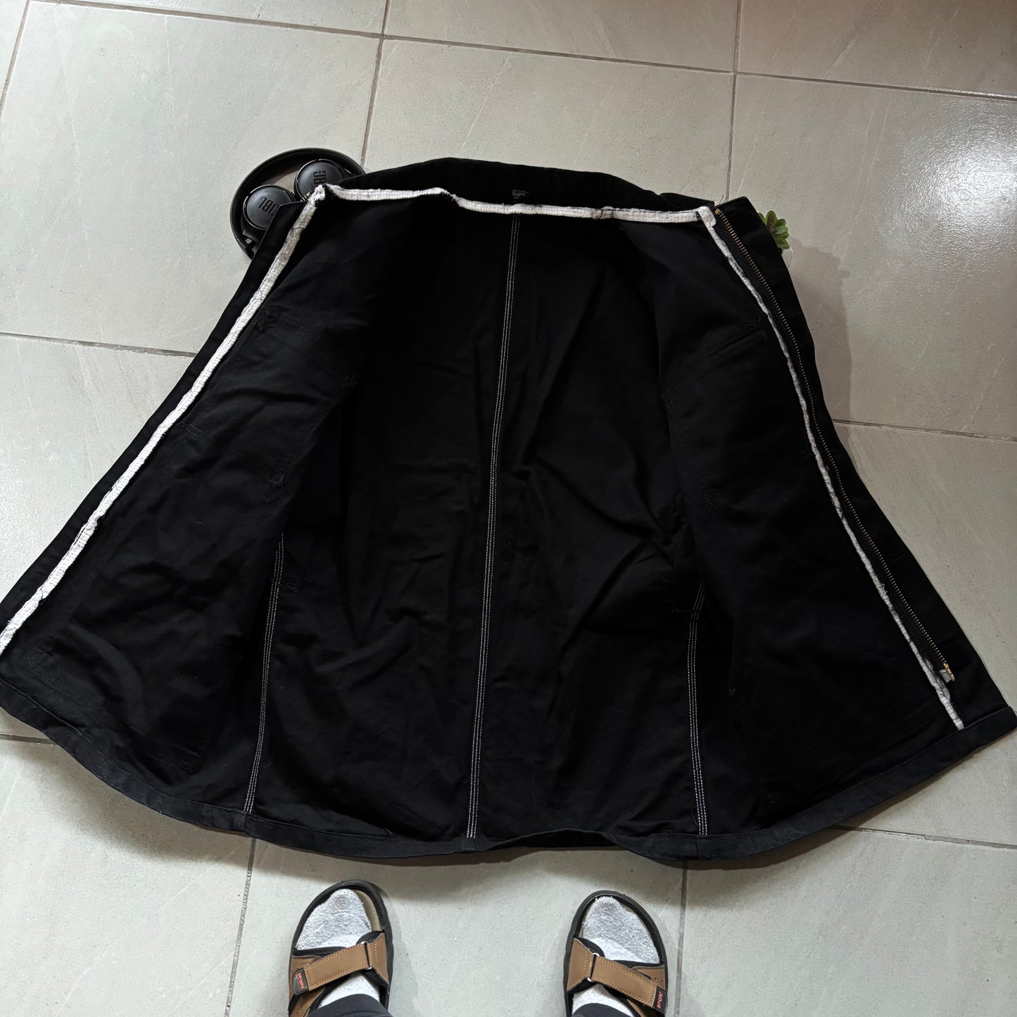 (L) CARHARTT ARTIC JACKET FULL BLACK