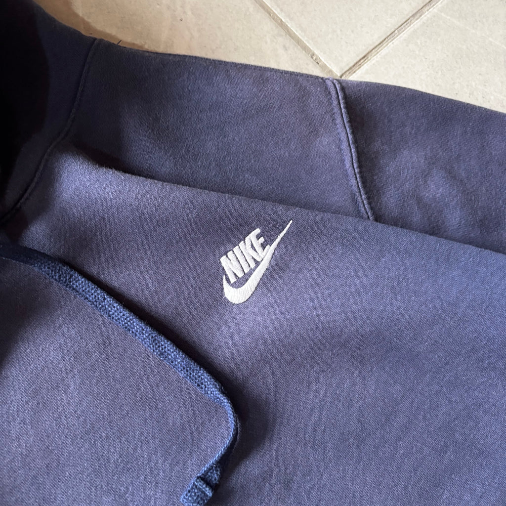 (L) NIKE HOODIE BLUE