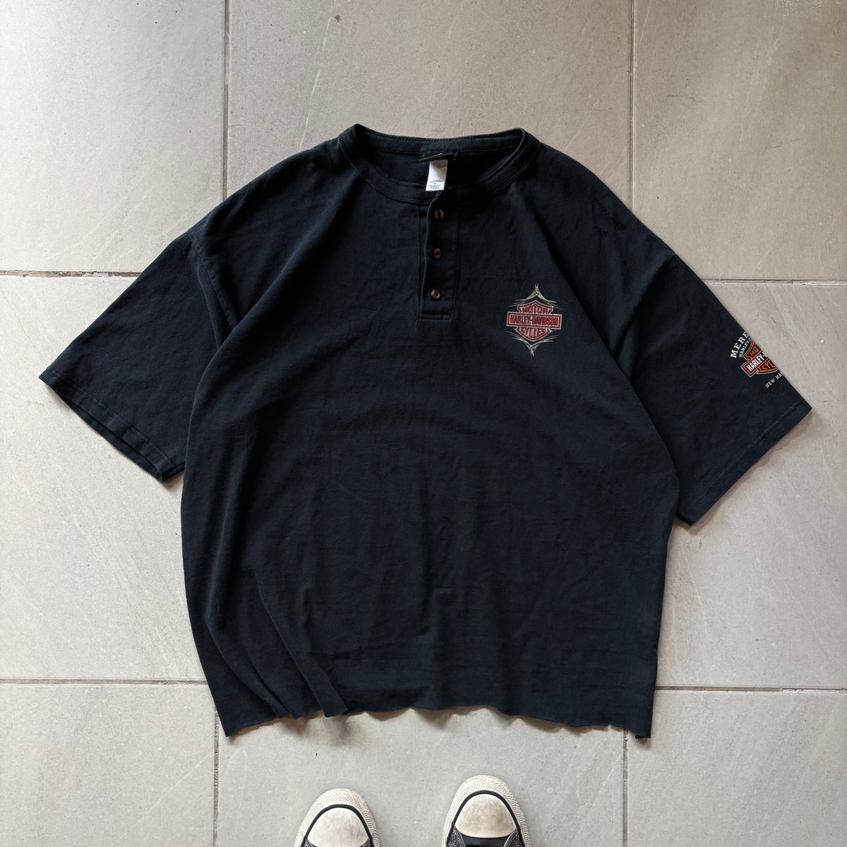 (L BOXY) HARLEY DAVIDSON VINTAGE TEE