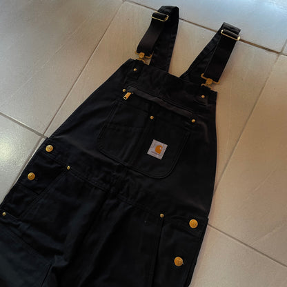 (34/32) Carhartt Overol - Full Black - NEW