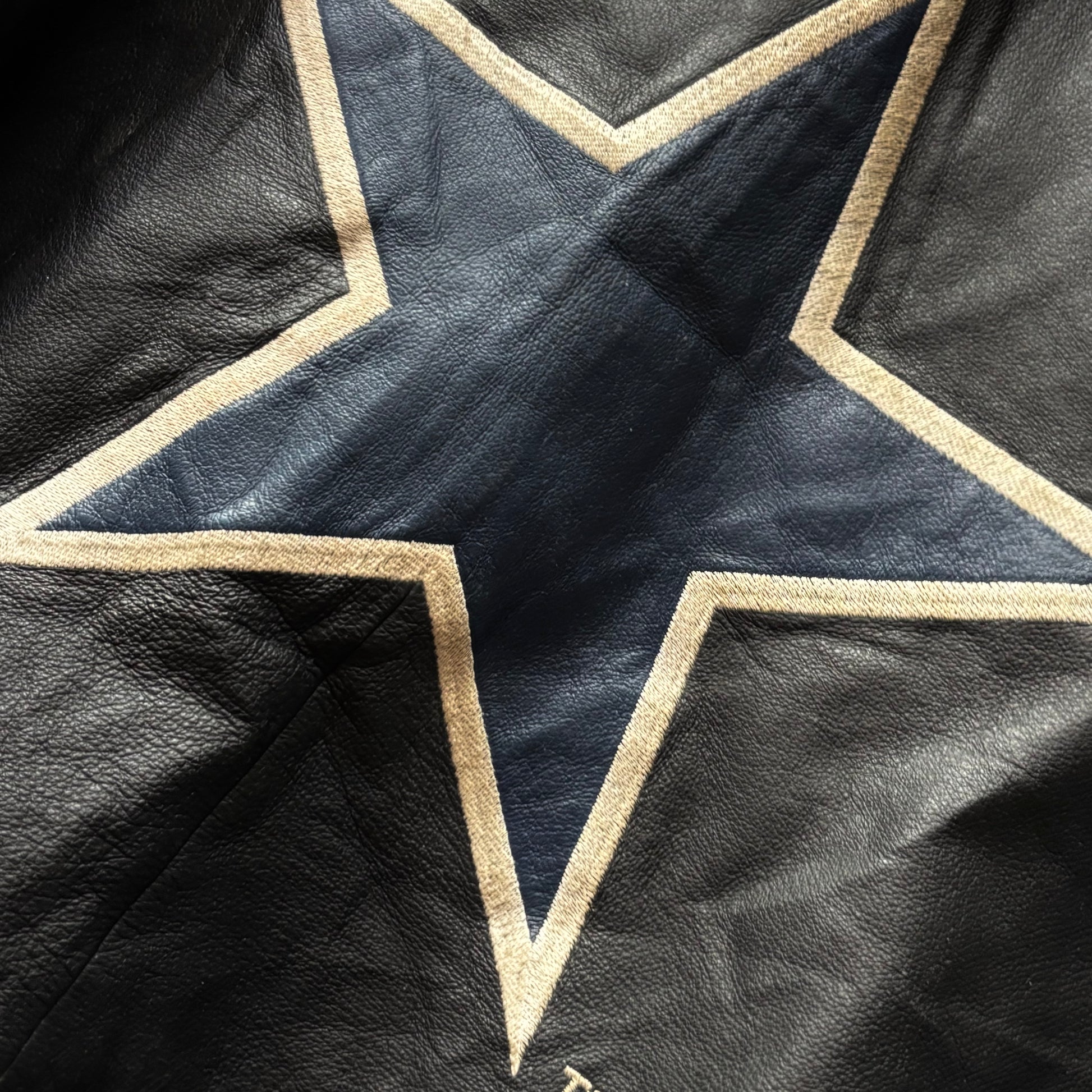 (L) VINTAGE 90's NFL COWBOYS LEATHER JACKET