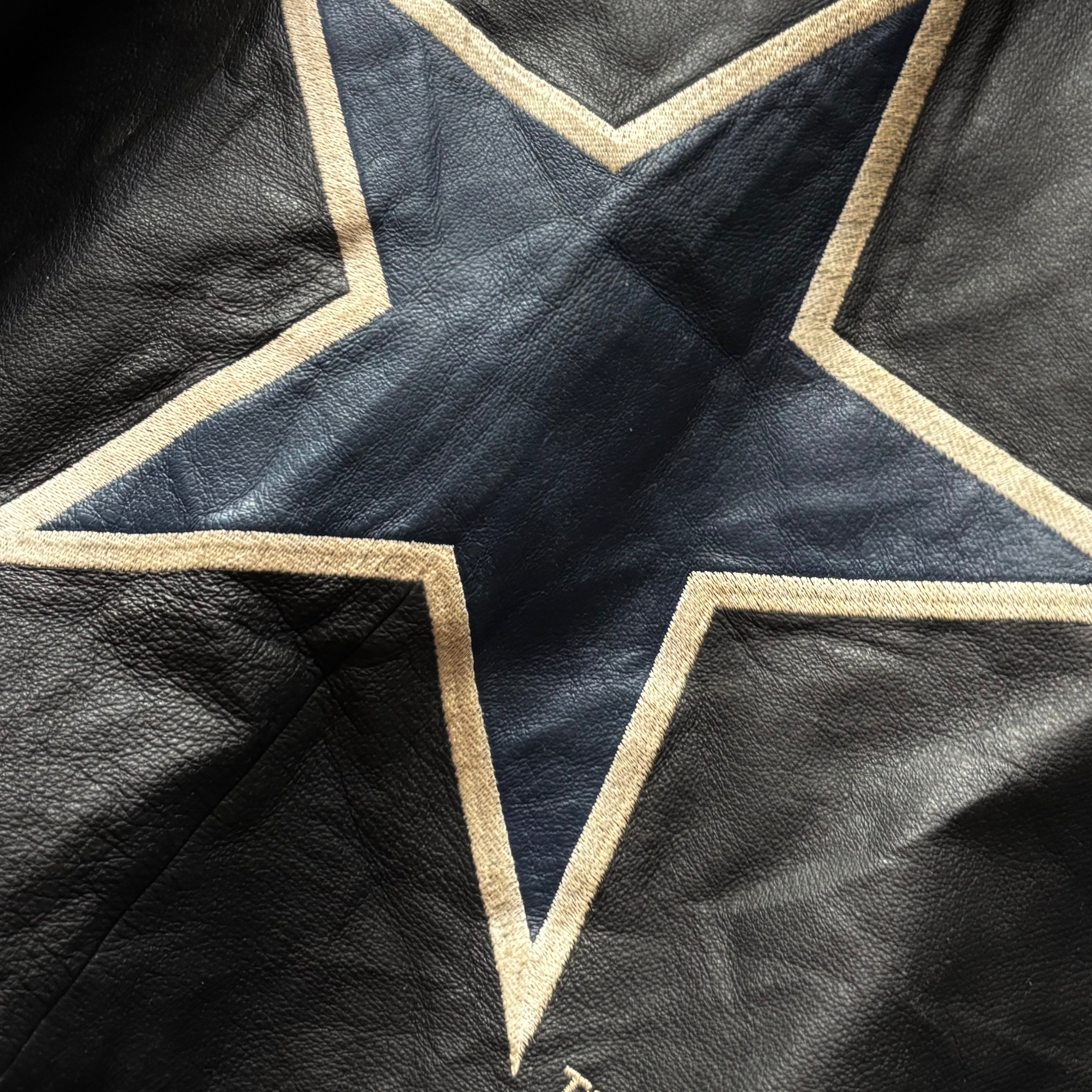 (L) VINTAGE 90's NFL COWBOYS LEATHER JACKET