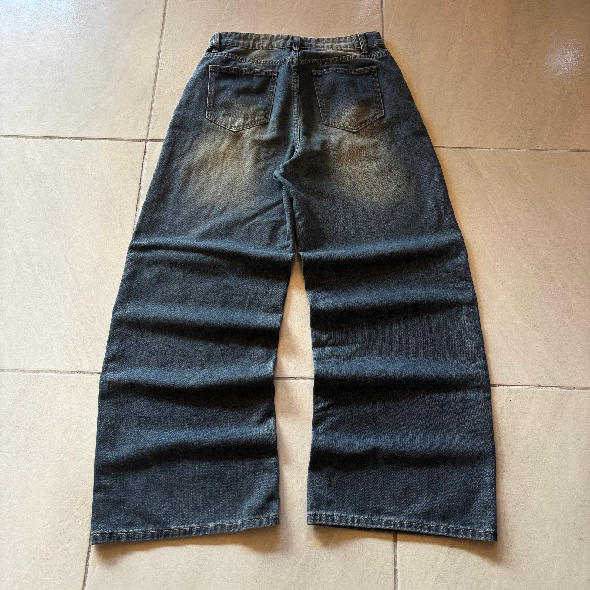 (30/32) DENIM BAGGY WASHED