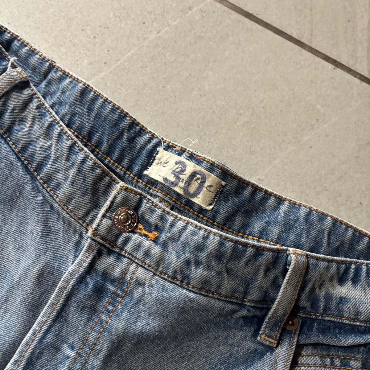 (34/32) 30DENIM BAGGY PANT