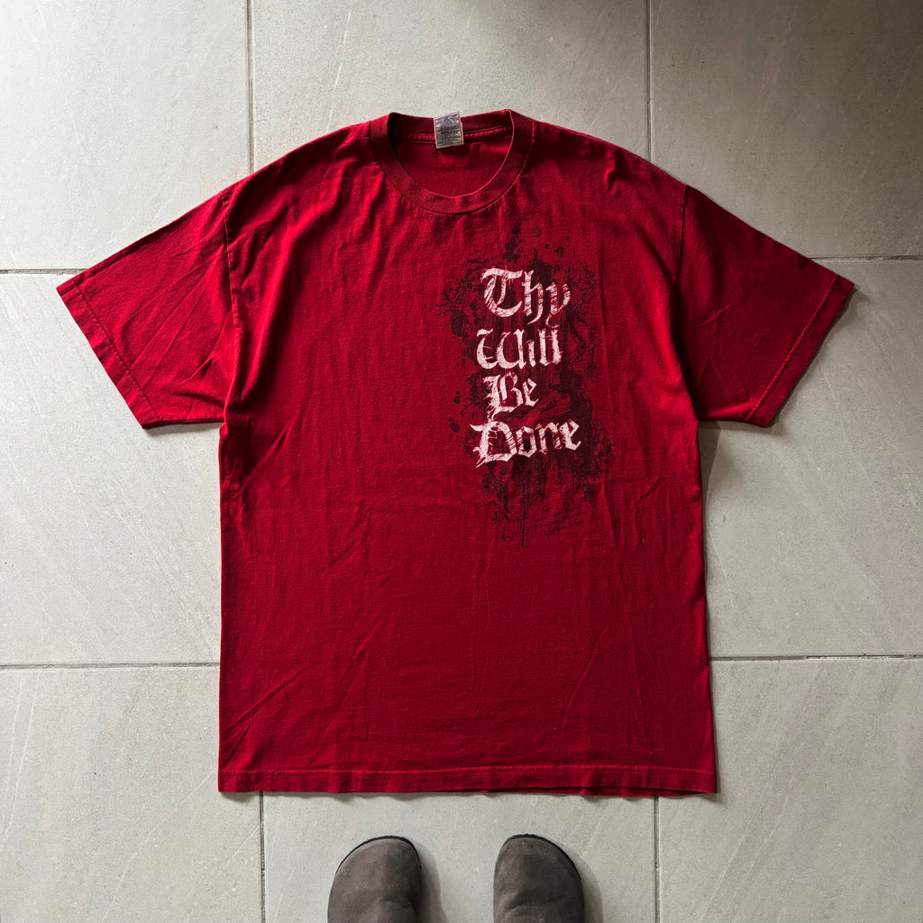 (FIT L) VINTAGE JESUS “CRY CALL BE DONE” TEE