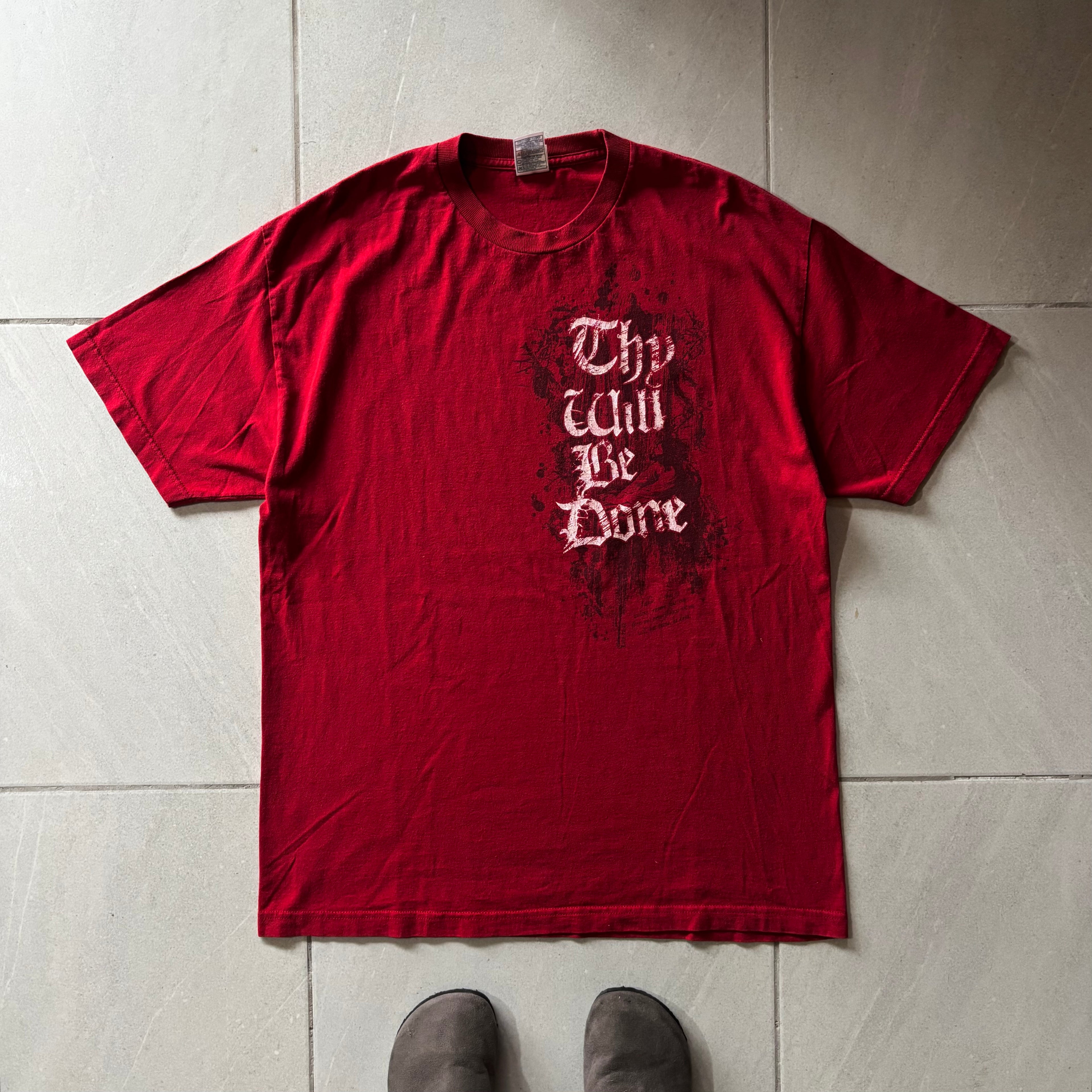 (FIT L) VINTAGE JESUS “CRY CALL BE DONE” TEE