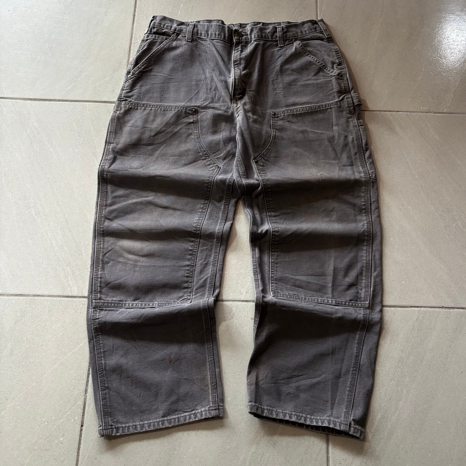(38/30) CARHARTT DOUBLE KNEE GVL