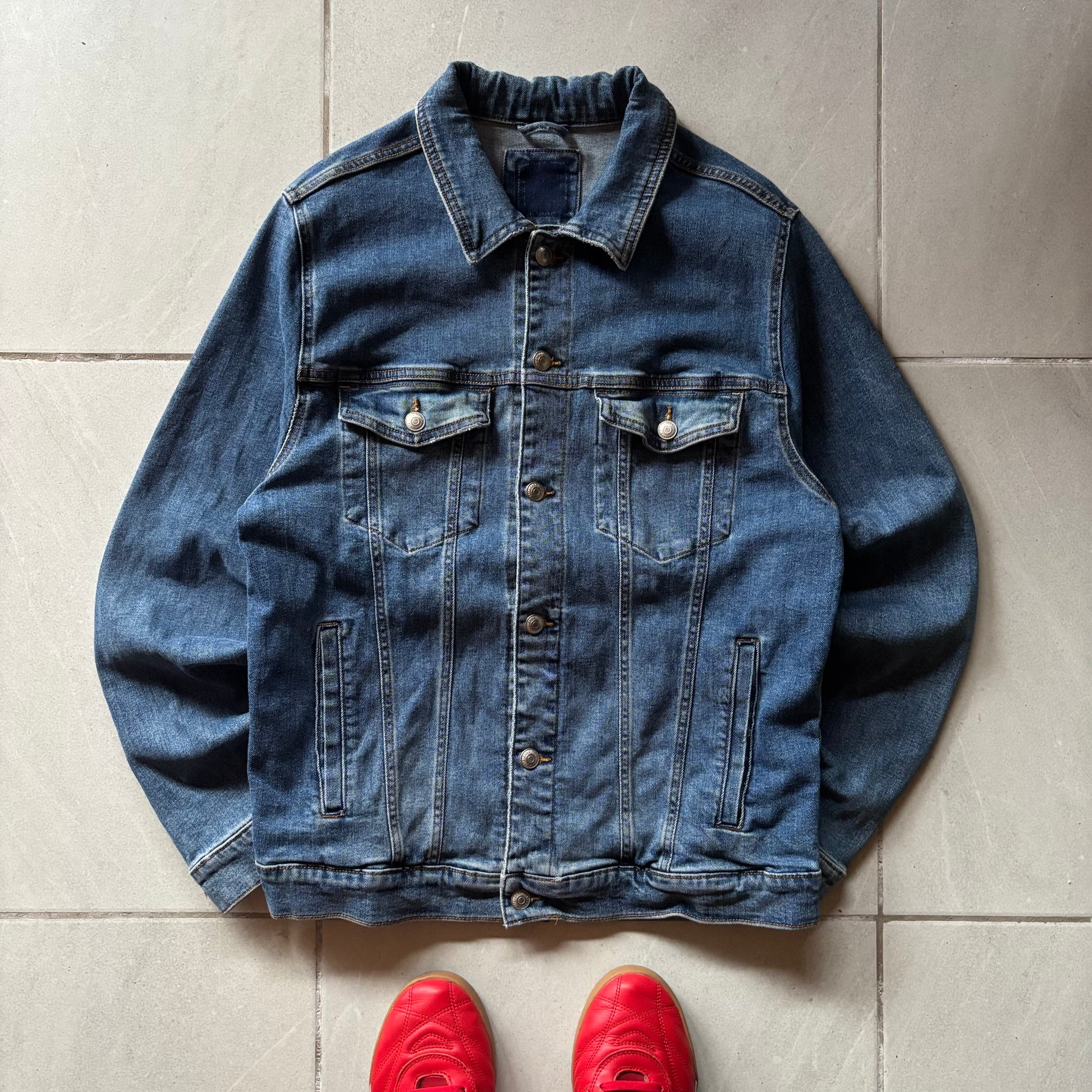 (L) DENIM JACKET PERFECT FIT