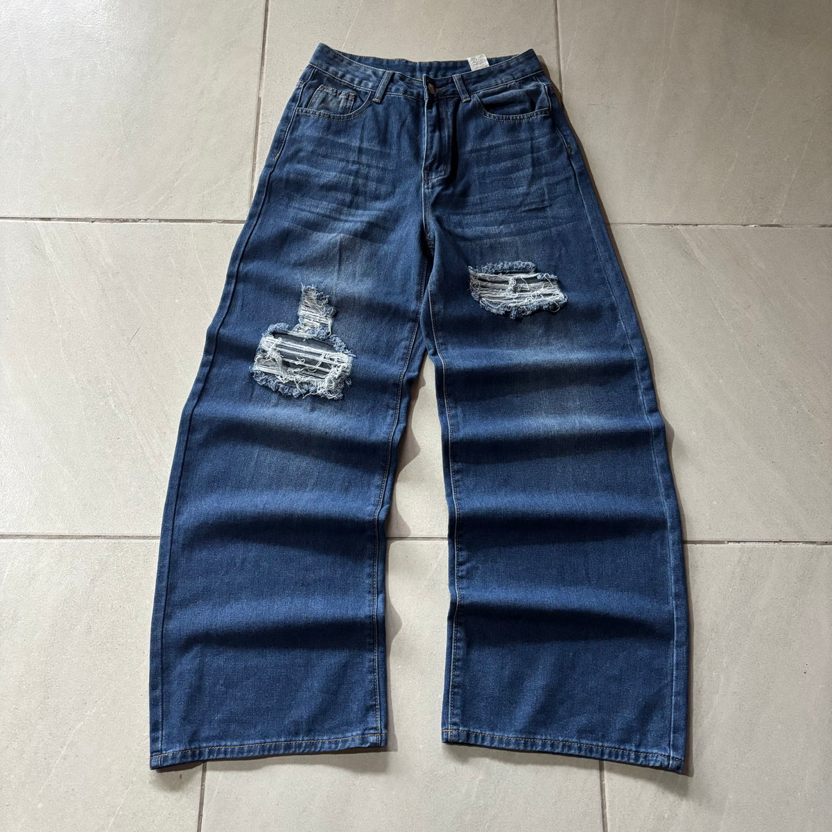 (30/32) DENIM BAGGY PANT RASGADO