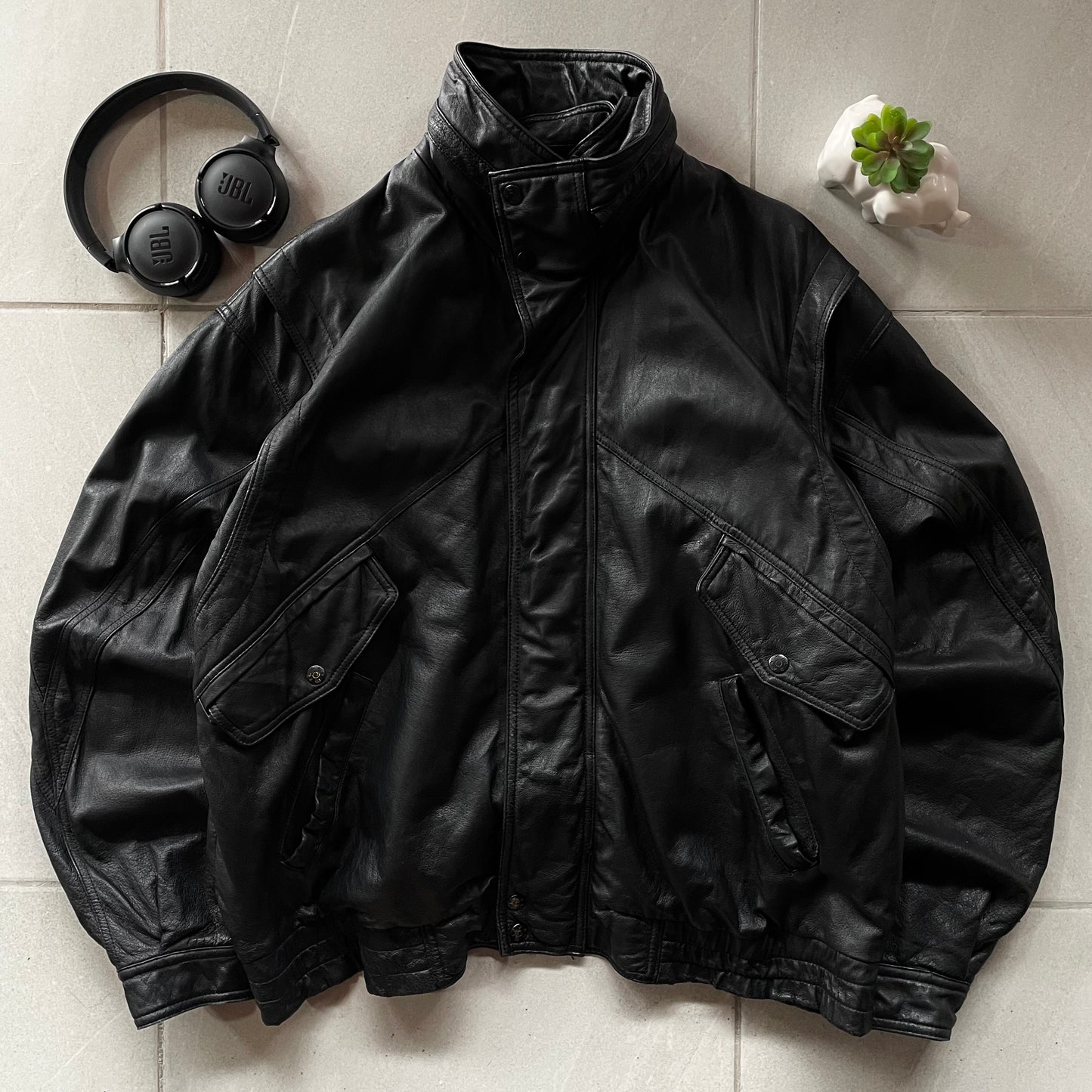 (L Boxy) Jacket GL Full Black