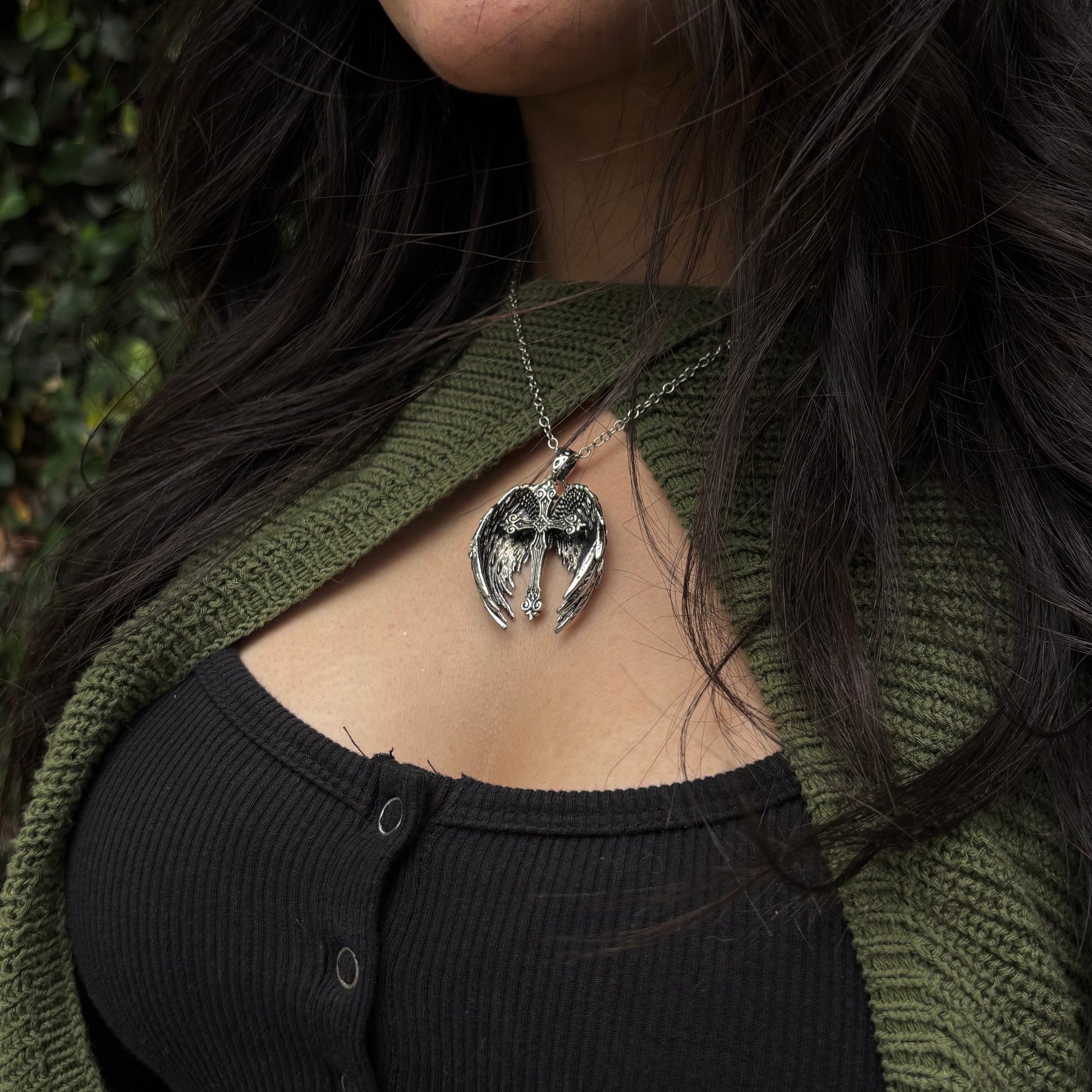 ANGEL CROSS NECKLACE