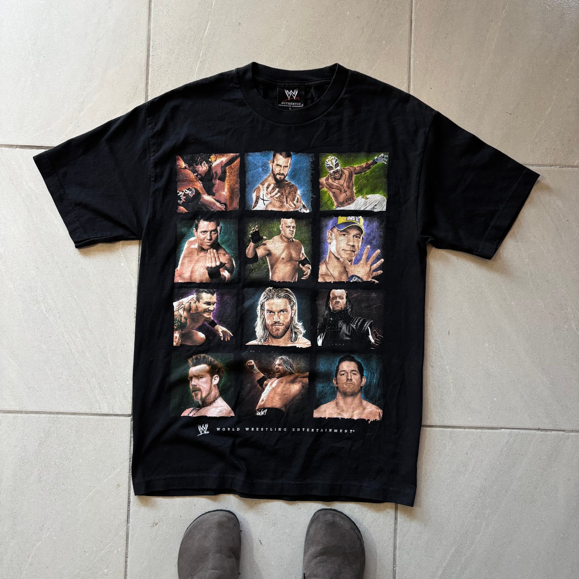 (L) VINTAGE WWE TEE