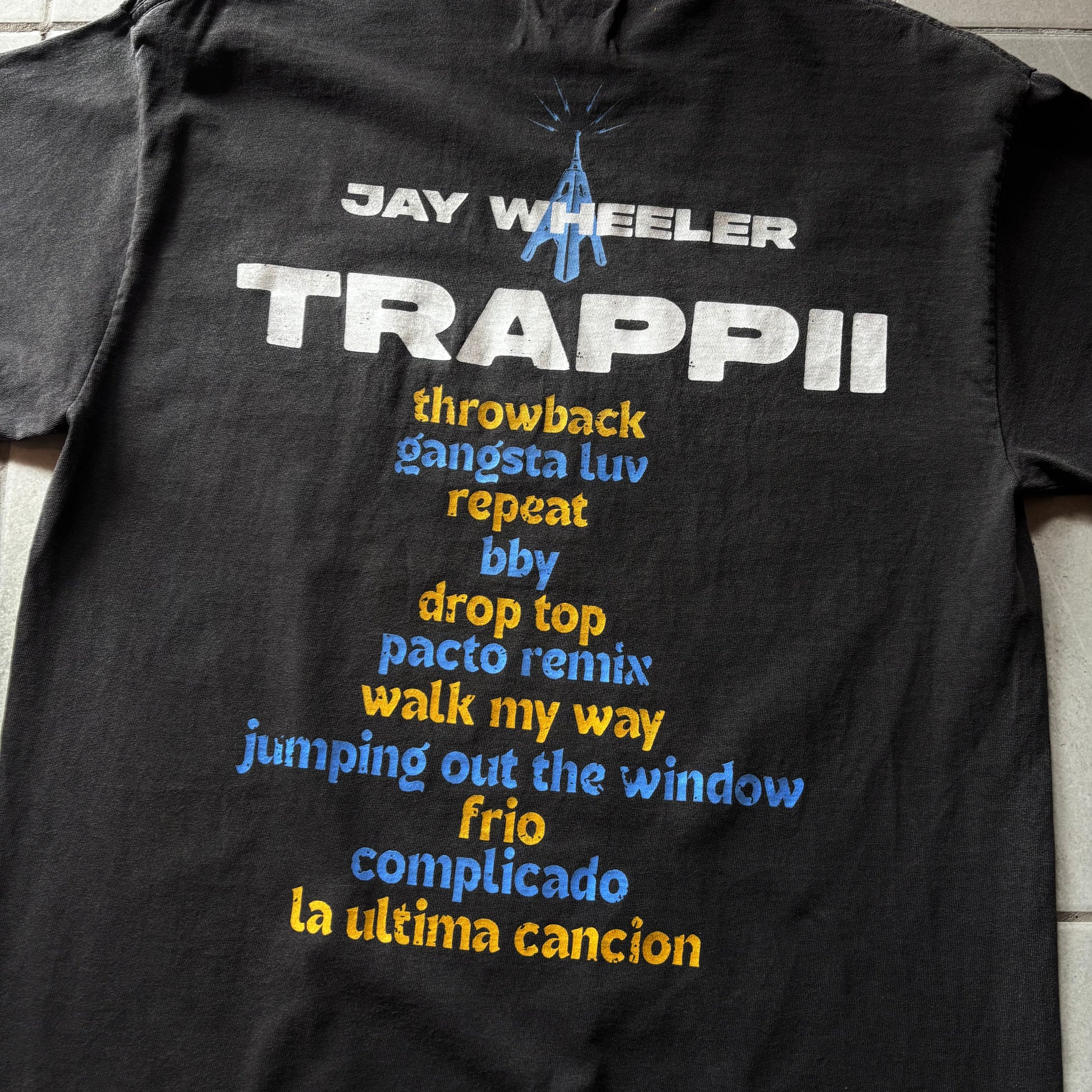(L) JAY WHEELER TRAPPII MERCH TEE - NEW