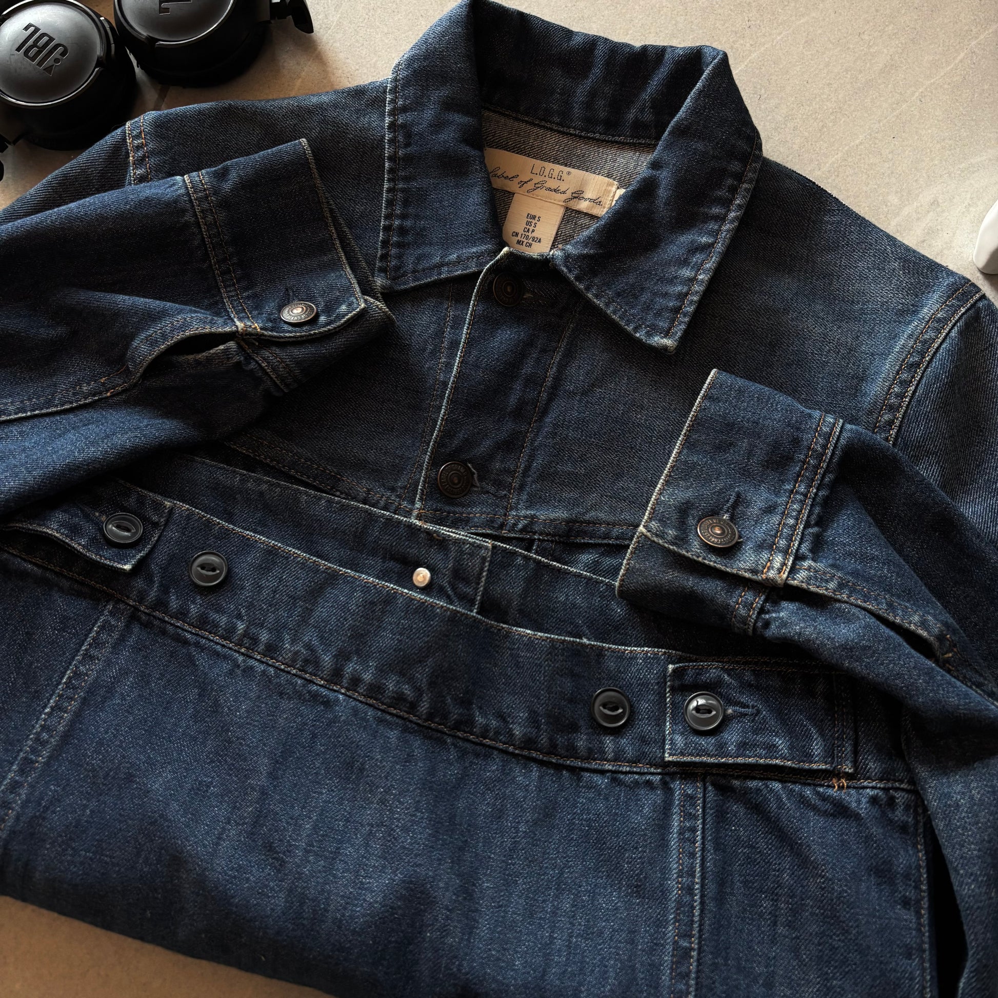 (M BOXY) L.O.G.G DENIM JACKET - NEW