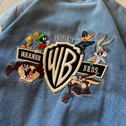 (L) Vintage Looney Tunes Varsity Jacket