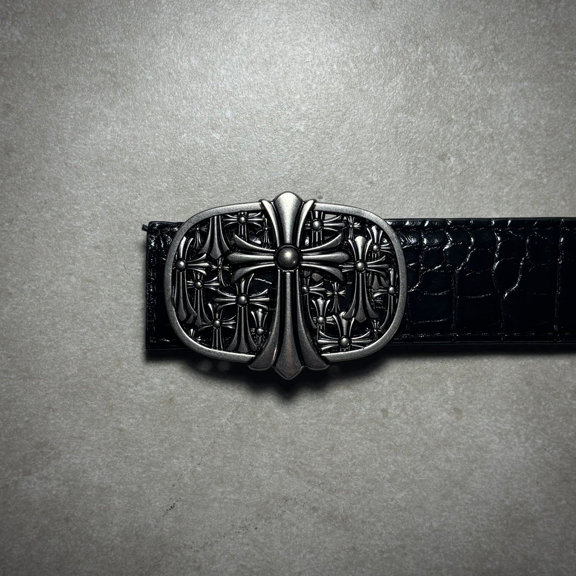 CHROME HEARTS LEATHER BELT