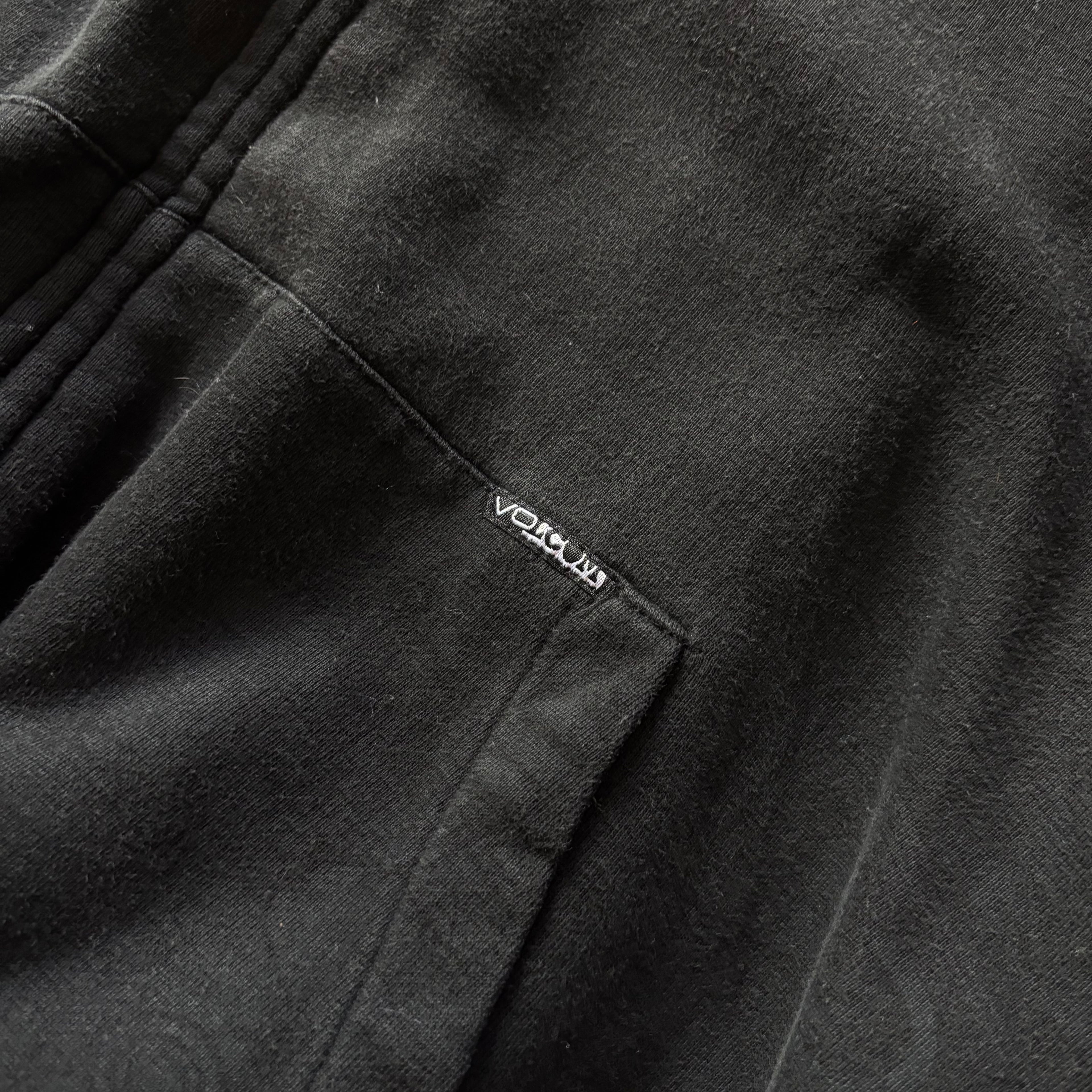 (Xl) VINTAGE VOLCOM HOODIE NEGRA