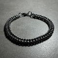 PULSERA GRUESA PLATEADA