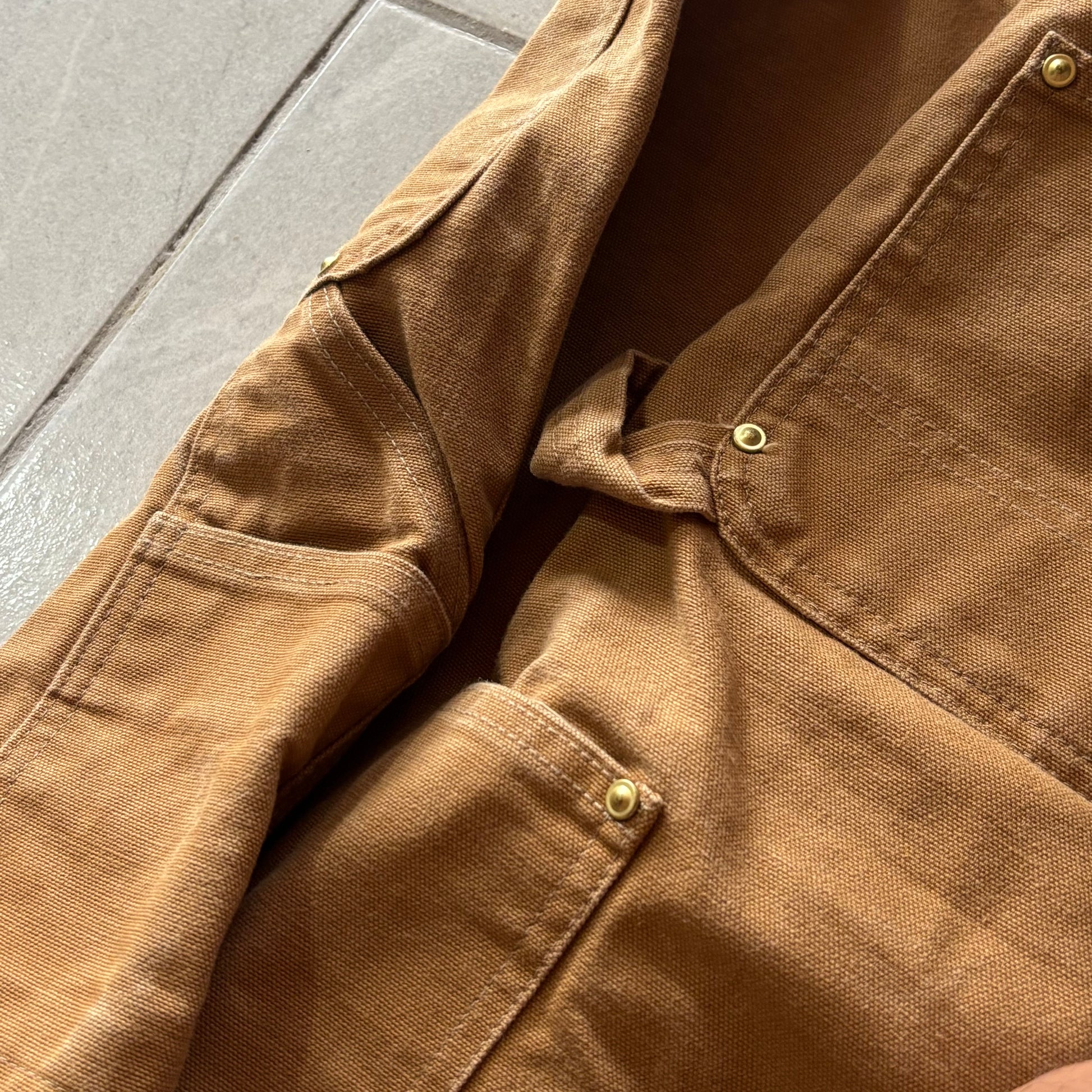 (30/30) CARHARTT OVEROL BEIGE BRN