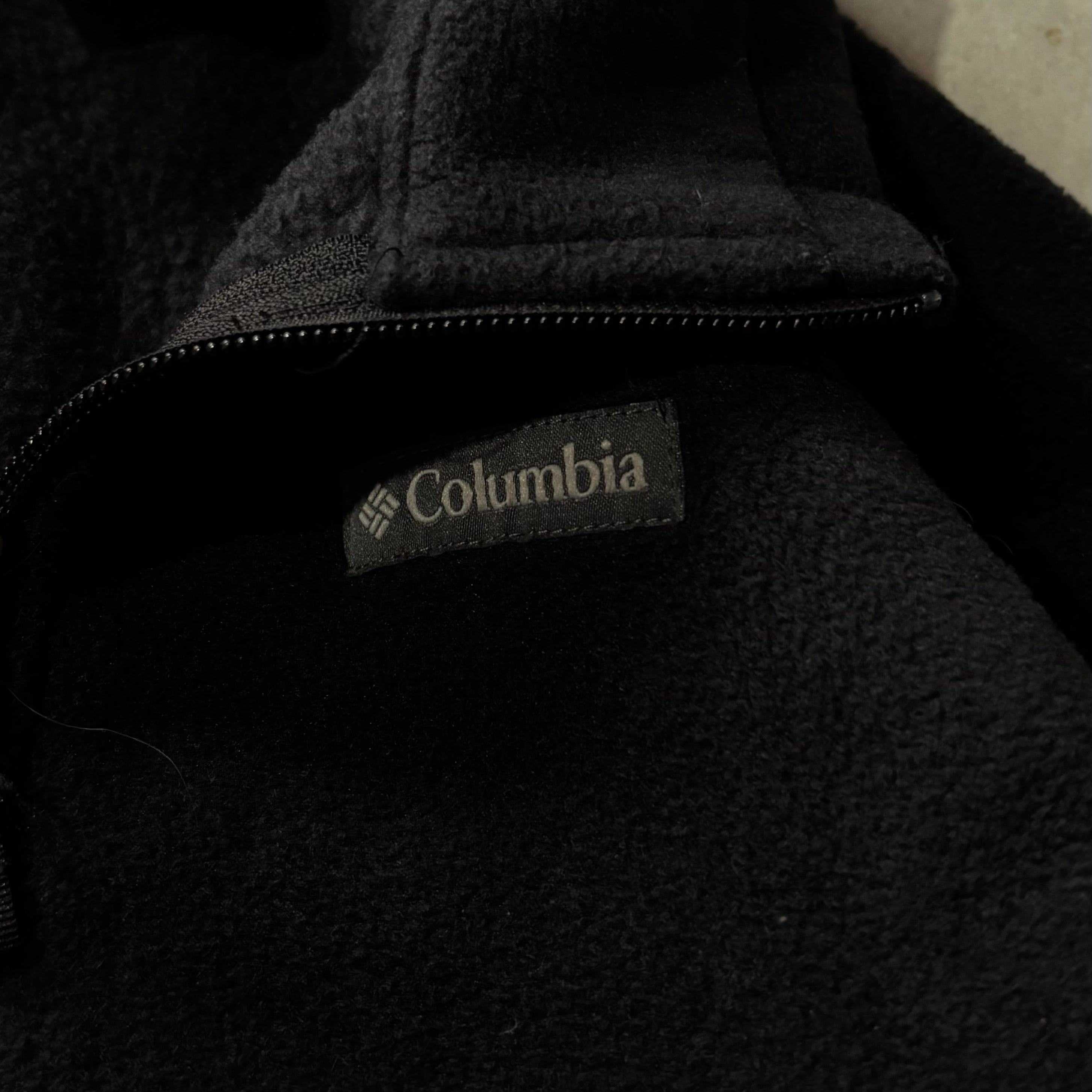(S) COLUMBIA FLEECE JACKET BLACK