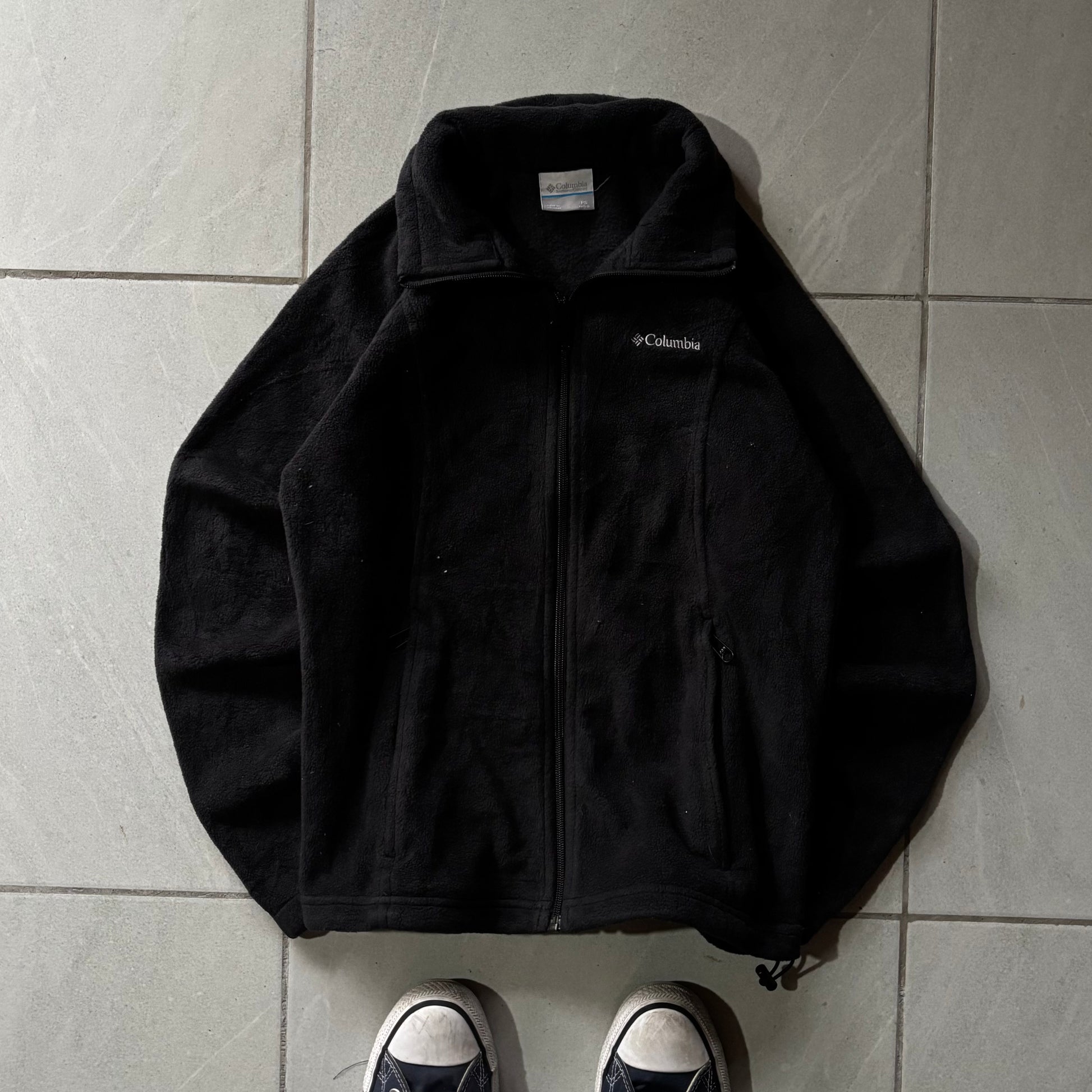 (S) COLUMBIA FLEECE JACKET BLACK
