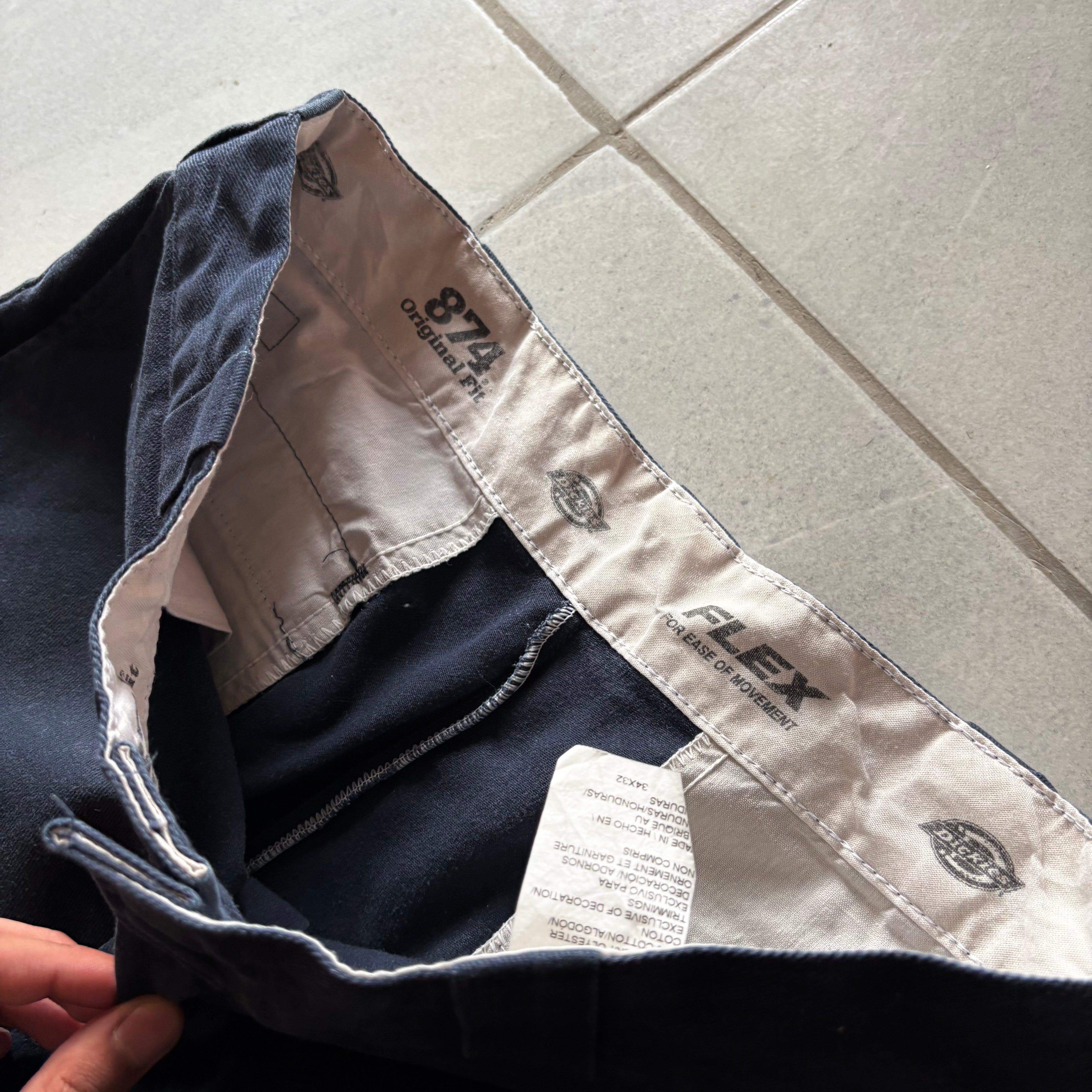 (34/32) DICKIES 874 PANT AZUL MARINO