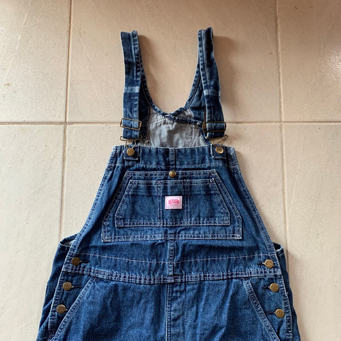 (35/30) KEY Carpenter Style Overalls New