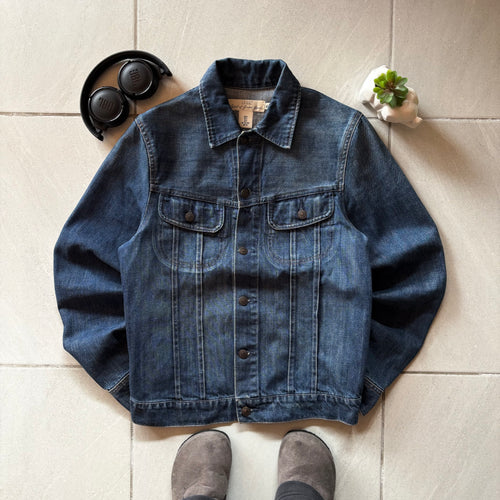 (M BOXY) L.O.G.G DENIM JACKET - NEW