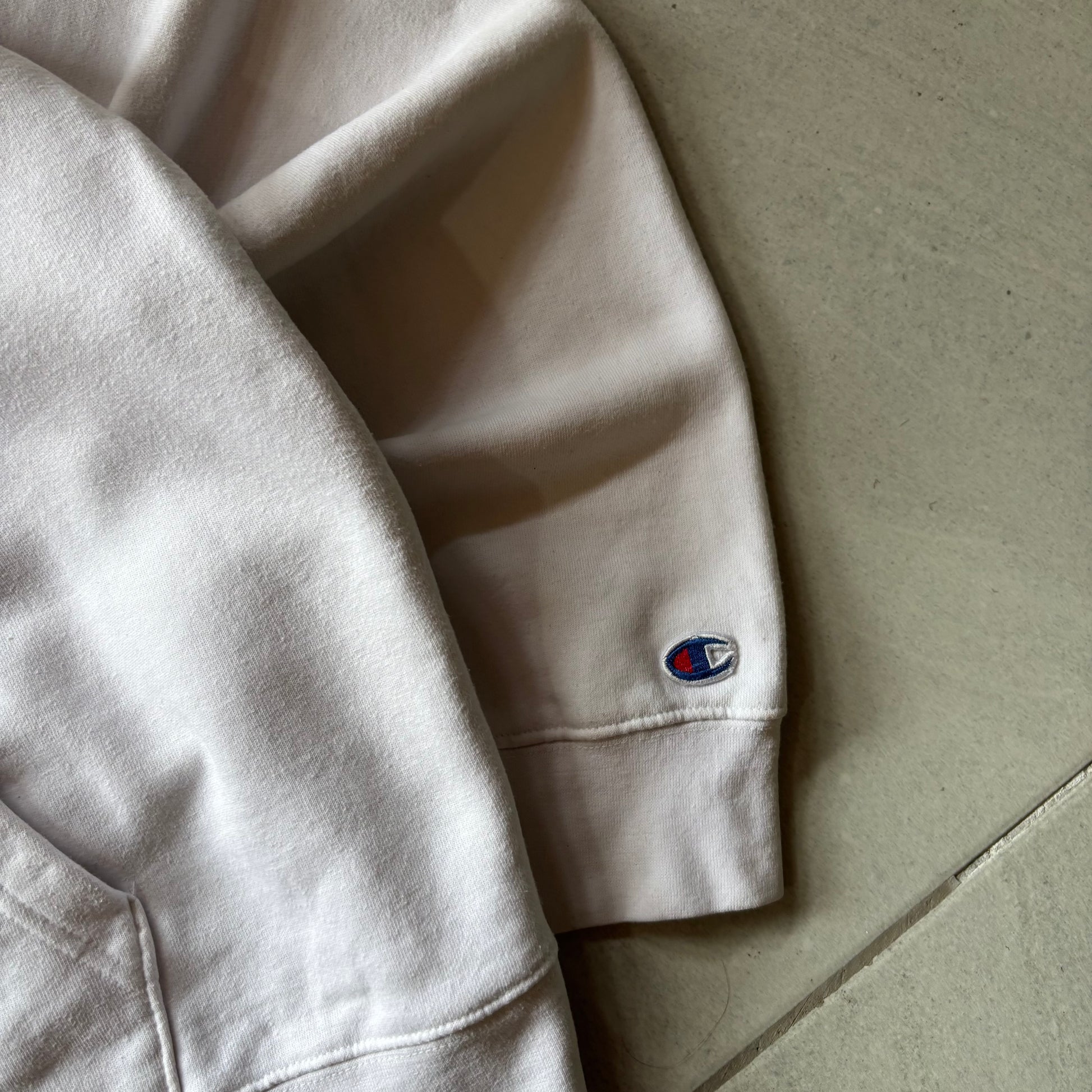 (Xl) CHAMPION WHITE HOODIE