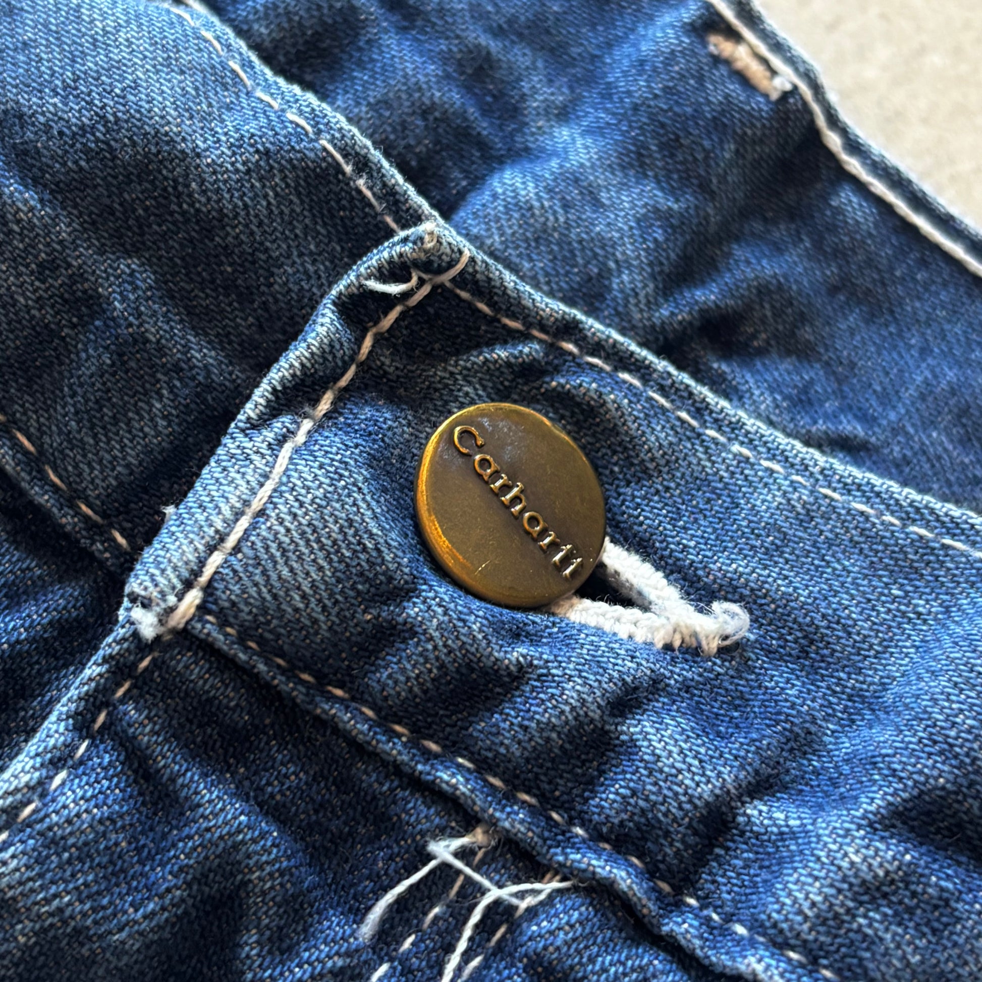 (30) DENIM CARHARTT BIG LOGO JORT