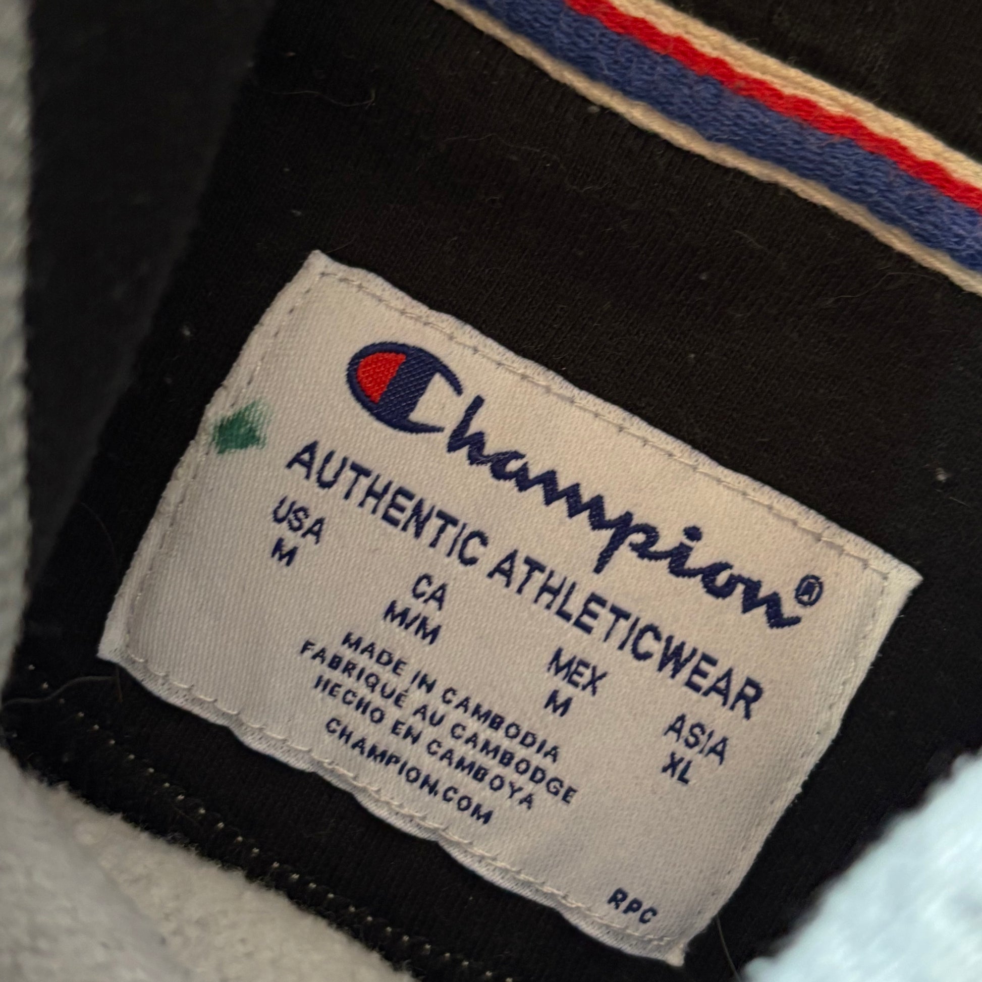 (M BOXY) CHAMPION BIG LOGO HOODIE