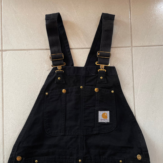 (M) Carhartt Overol Full Black - NEW