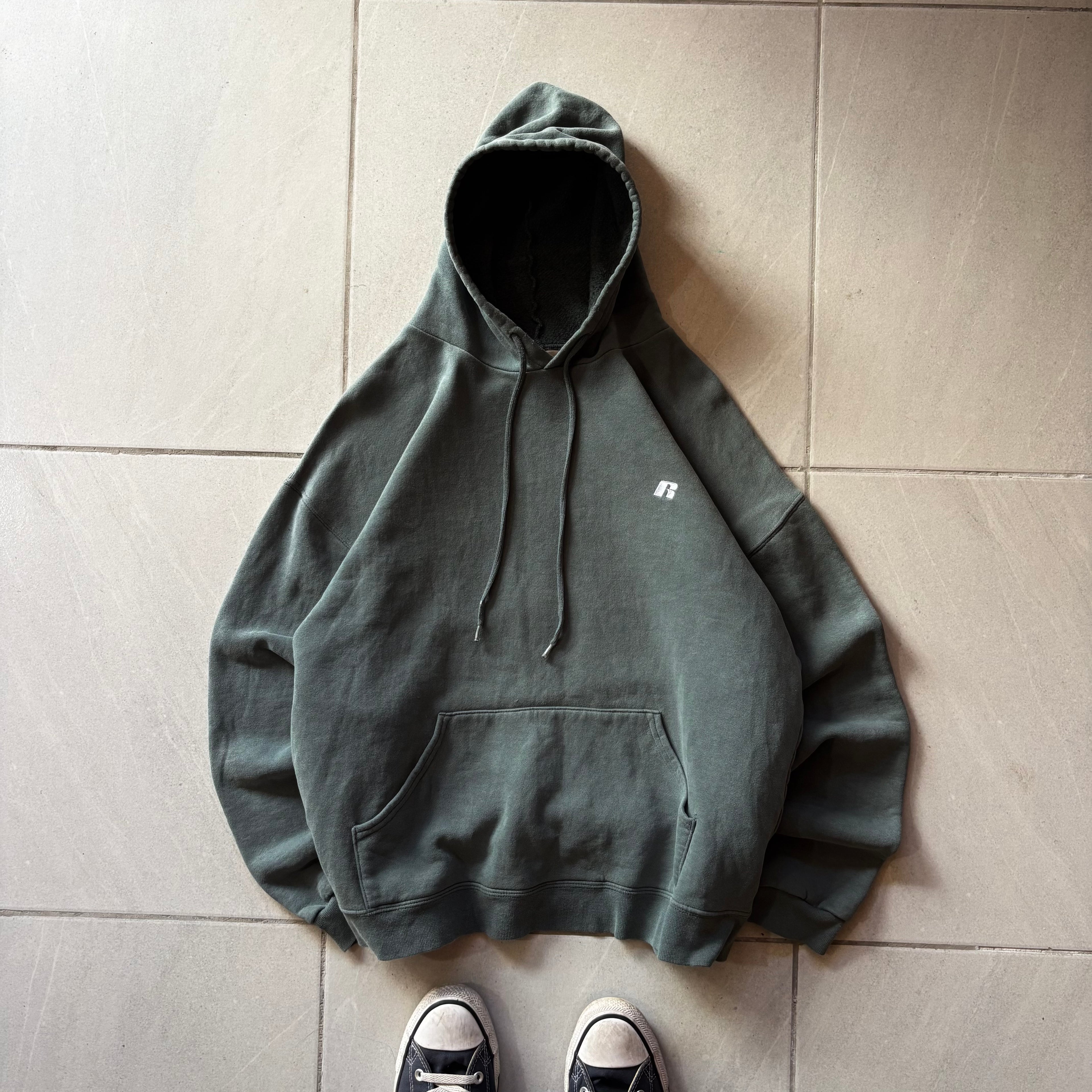 (L) HOODIE RUSSELL BASIC