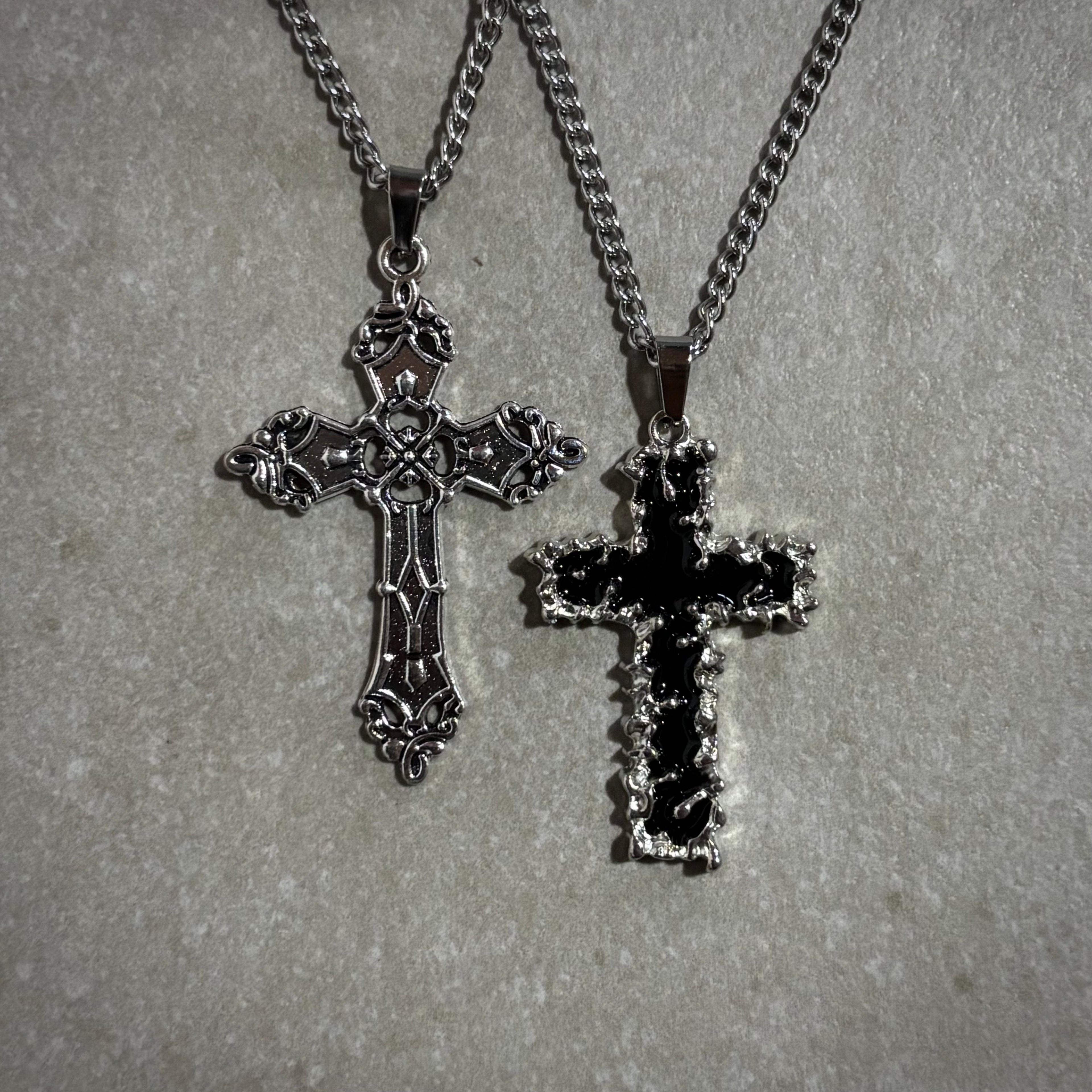 NEO CROSS NECKLACE (PACK 2)