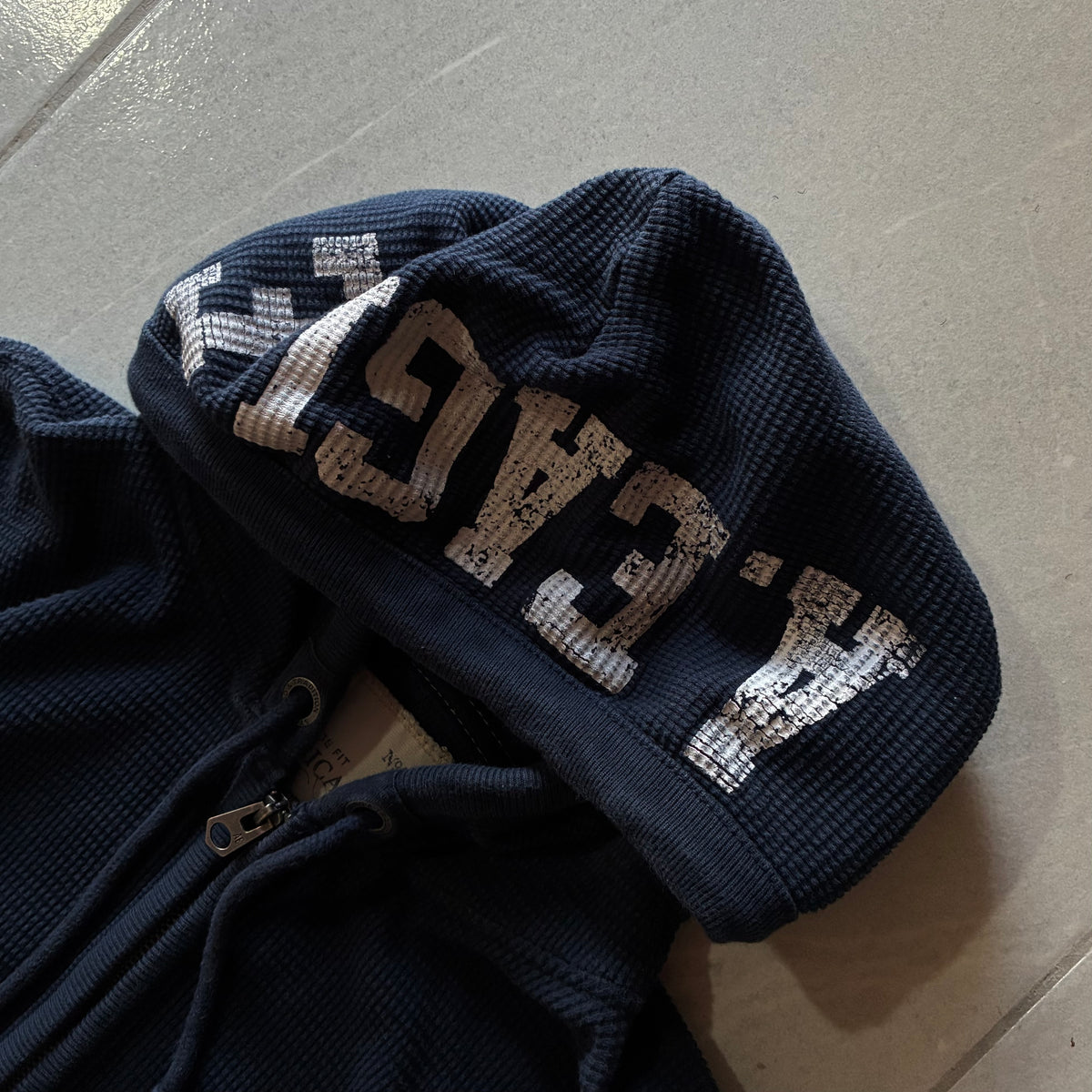 (L) AMERICAN EAGLE VINTAGE HOODIE ZIP UP