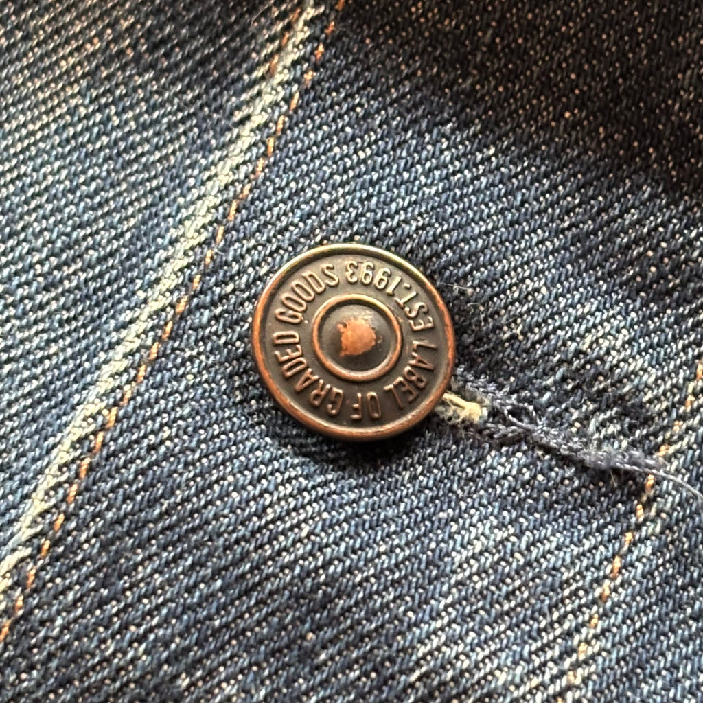 (M BOXY) L.O.G.G DENIM JACKET - NEW