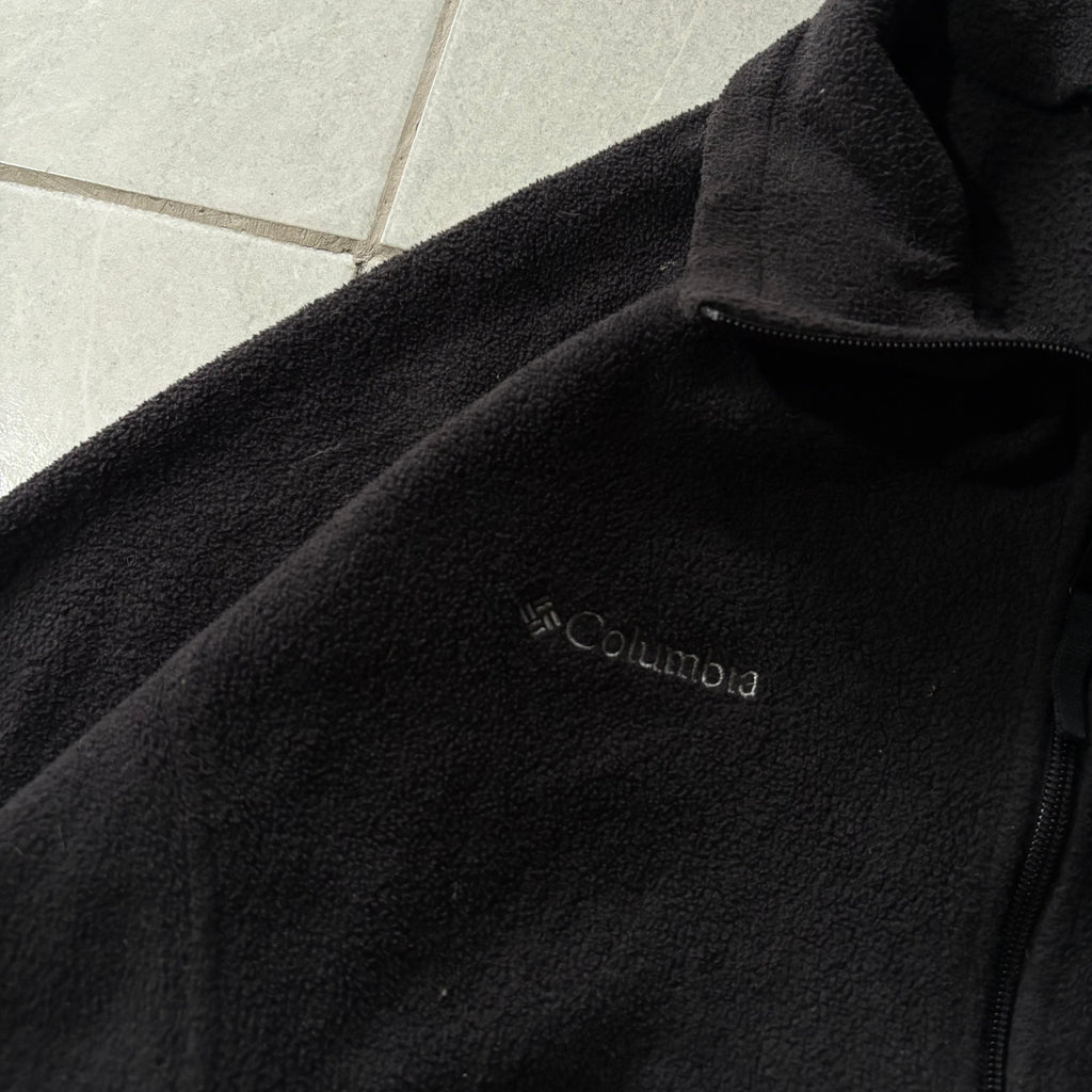 (M FIT L) COLUMBIA FLEECE JACKET BLACK