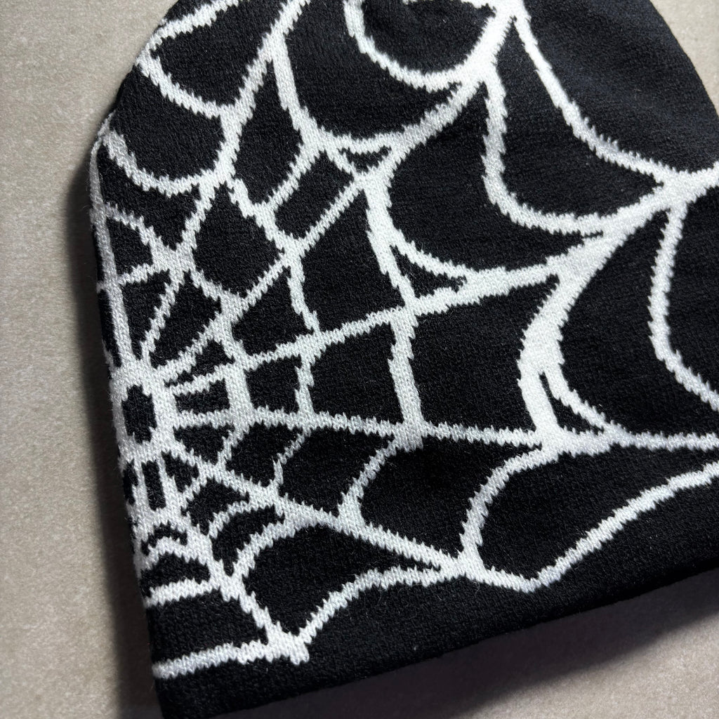 BEANIE SPIDERMAN BLACK