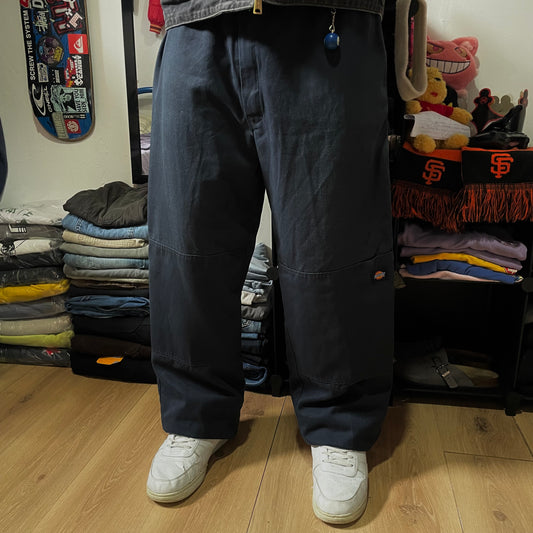 (Fit 36/32) Dickies Double Knee Extra Baggy Azul Marino