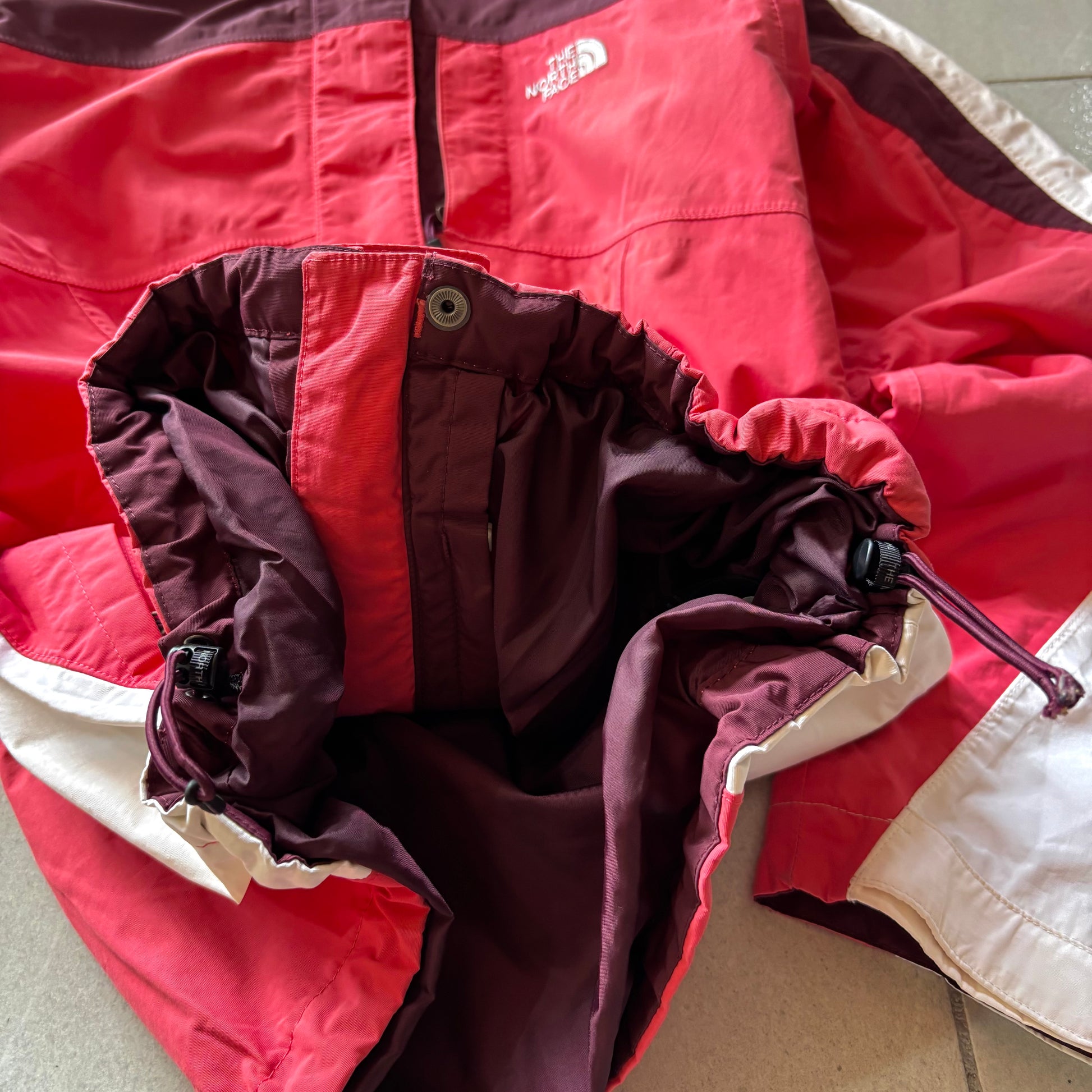 (M) TNF HYVENT FAUX FUE LINED WINTER JACKET SKI COAT