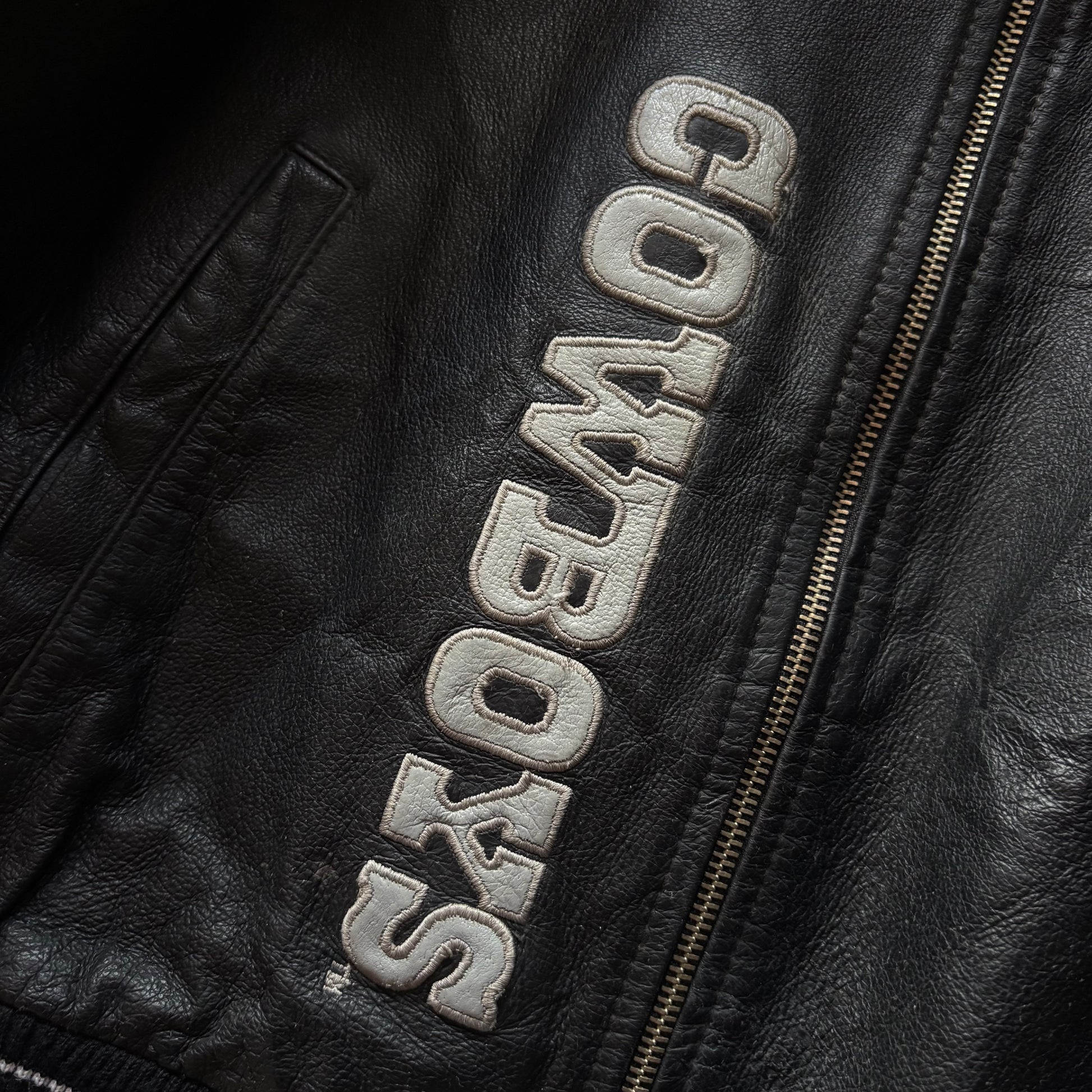 (L) VINTAGE 90's NFL COWBOYS LEATHER JACKET