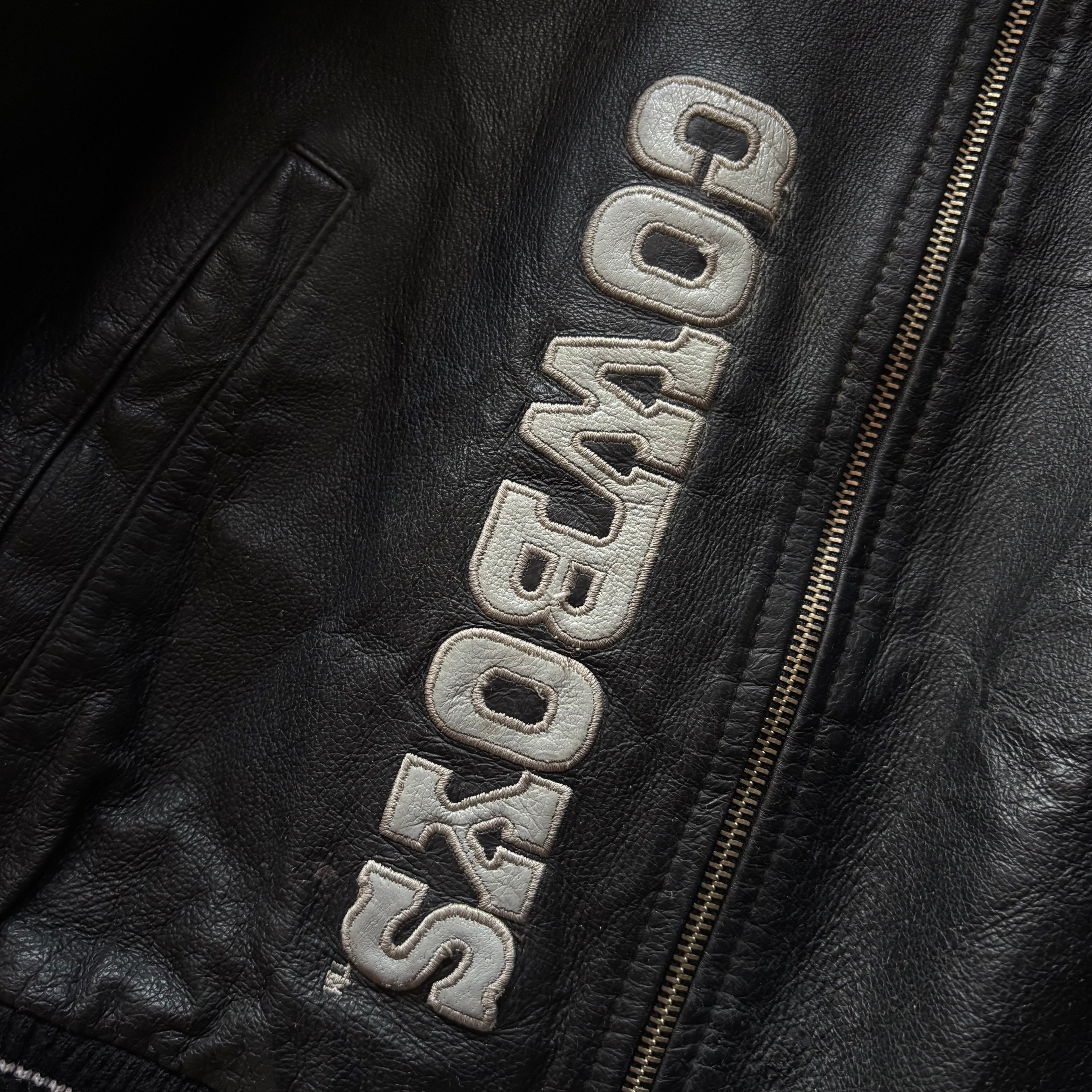 (L) VINTAGE 90's NFL COWBOYS LEATHER JACKET