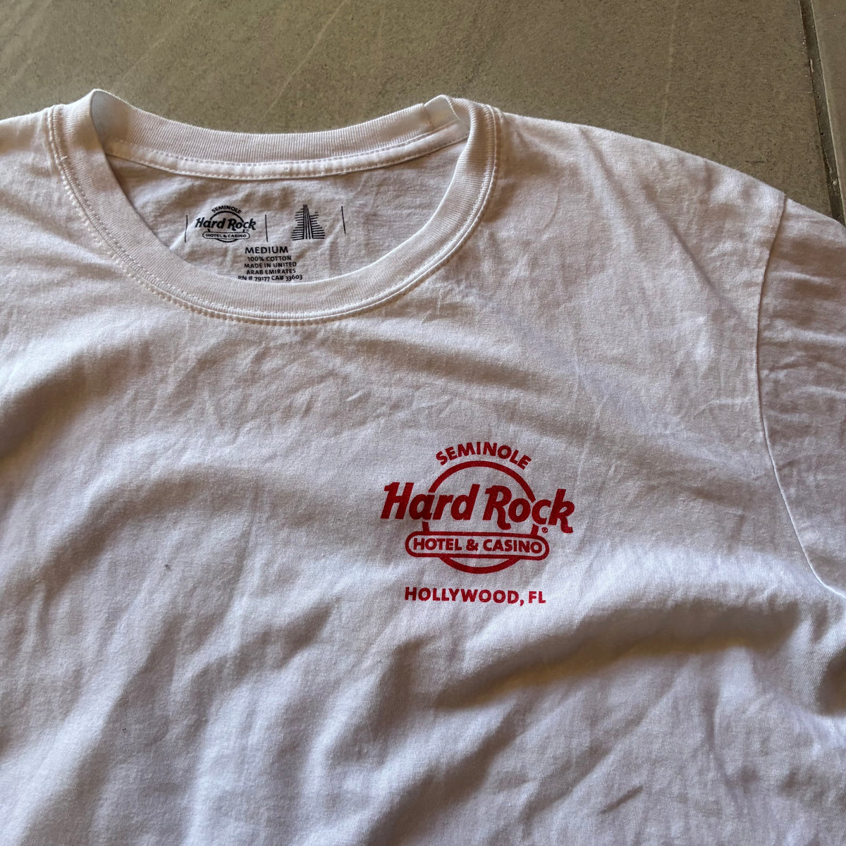 (M) HARD ROCK PROTIONAL TEE