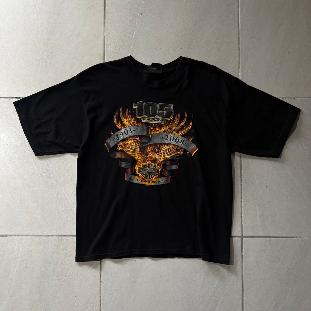 (L BOXY) HARLEY DAVIDSON VINTAGE TEE EAGLE