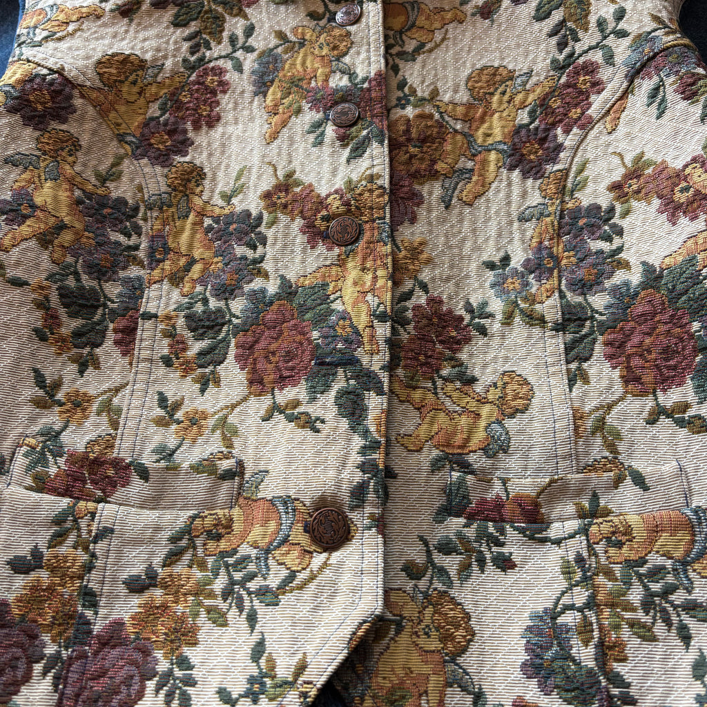(S FIT M) C.A DENIM CUSTOM JACKET ANGELS